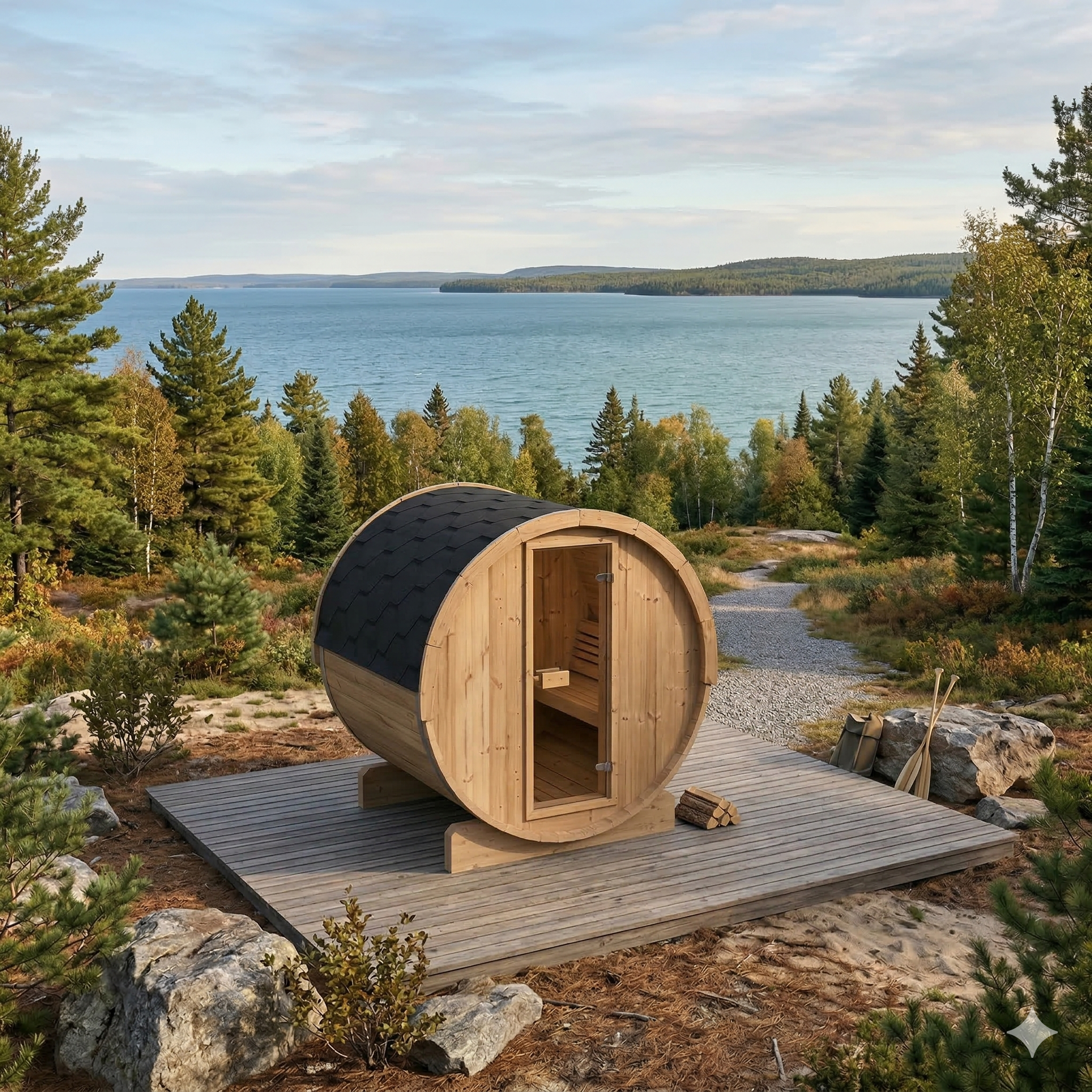 SaunaLife Model E6 Sauna Barrel