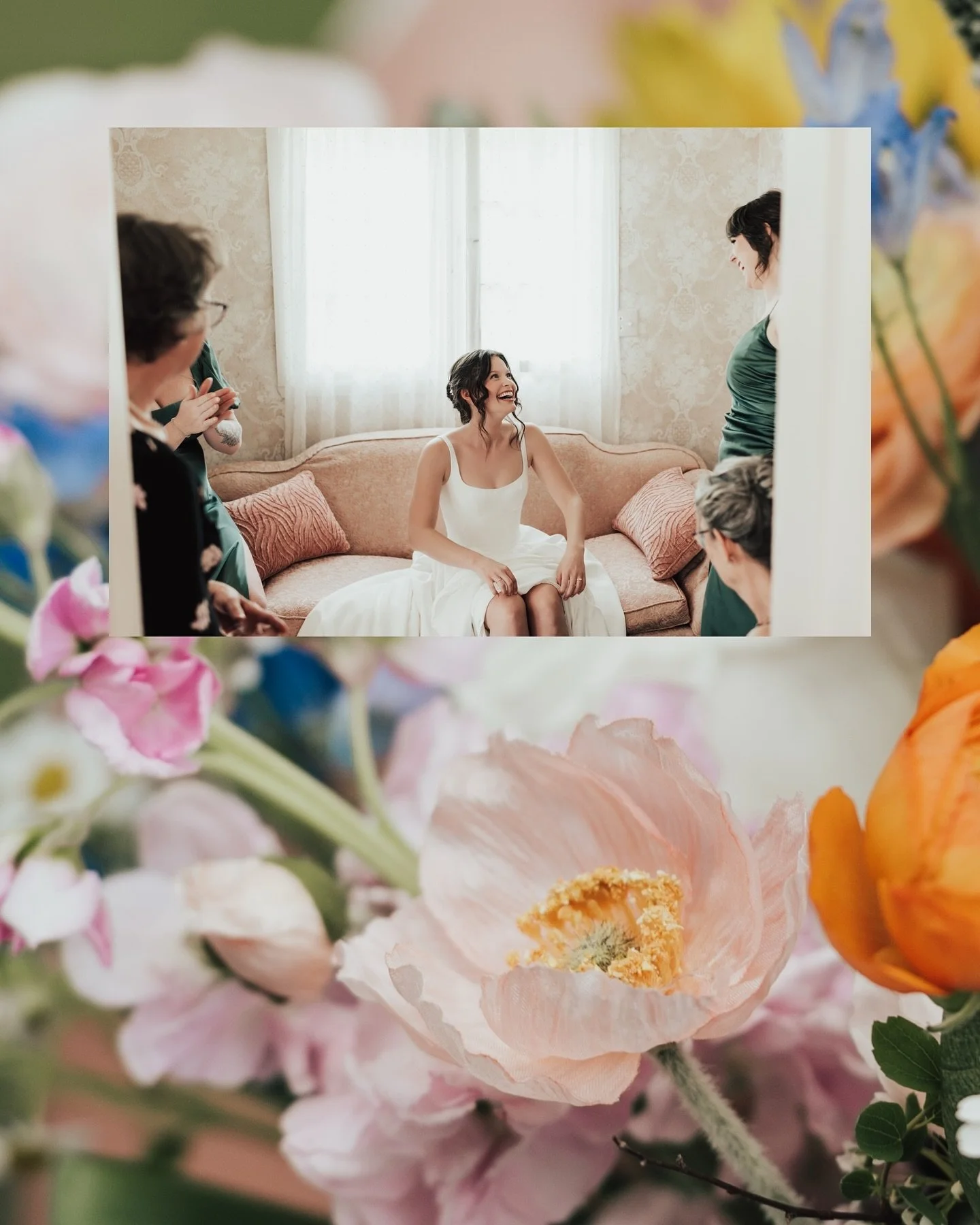 Little snippet of the world&rsquo;s most smiley, kindest, most joyful bride there ever was.

Second shot under: @carlymacphoto 🌿🌷