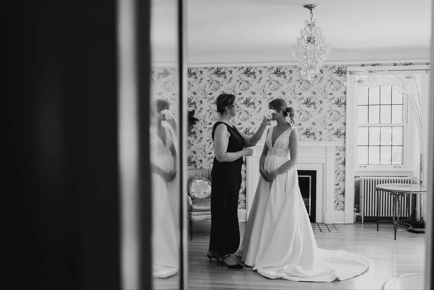 Waiting at the door. Because sometimes, when there is space, emotions fill it.