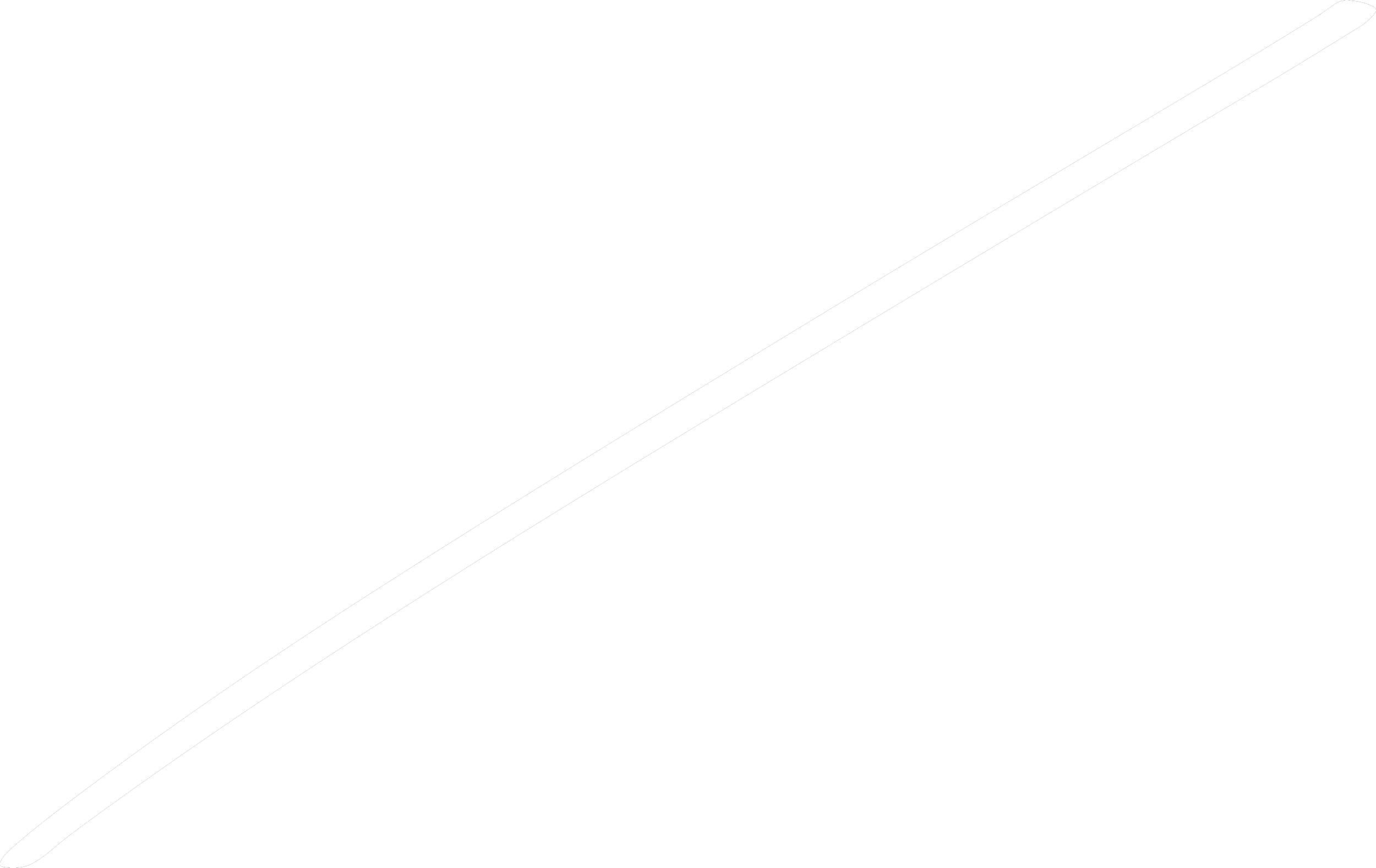 Black background with a white diagonal line running from the bottom left to the top right corner.