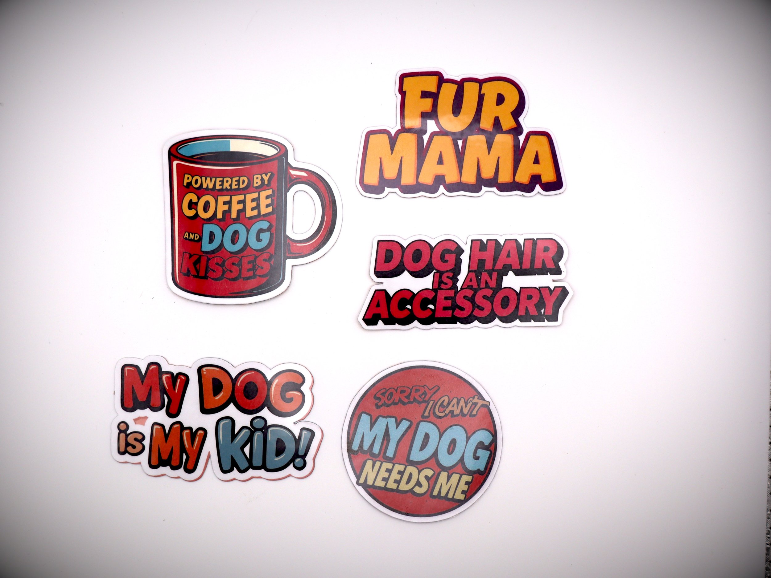 Dog Mom Sticker Pack