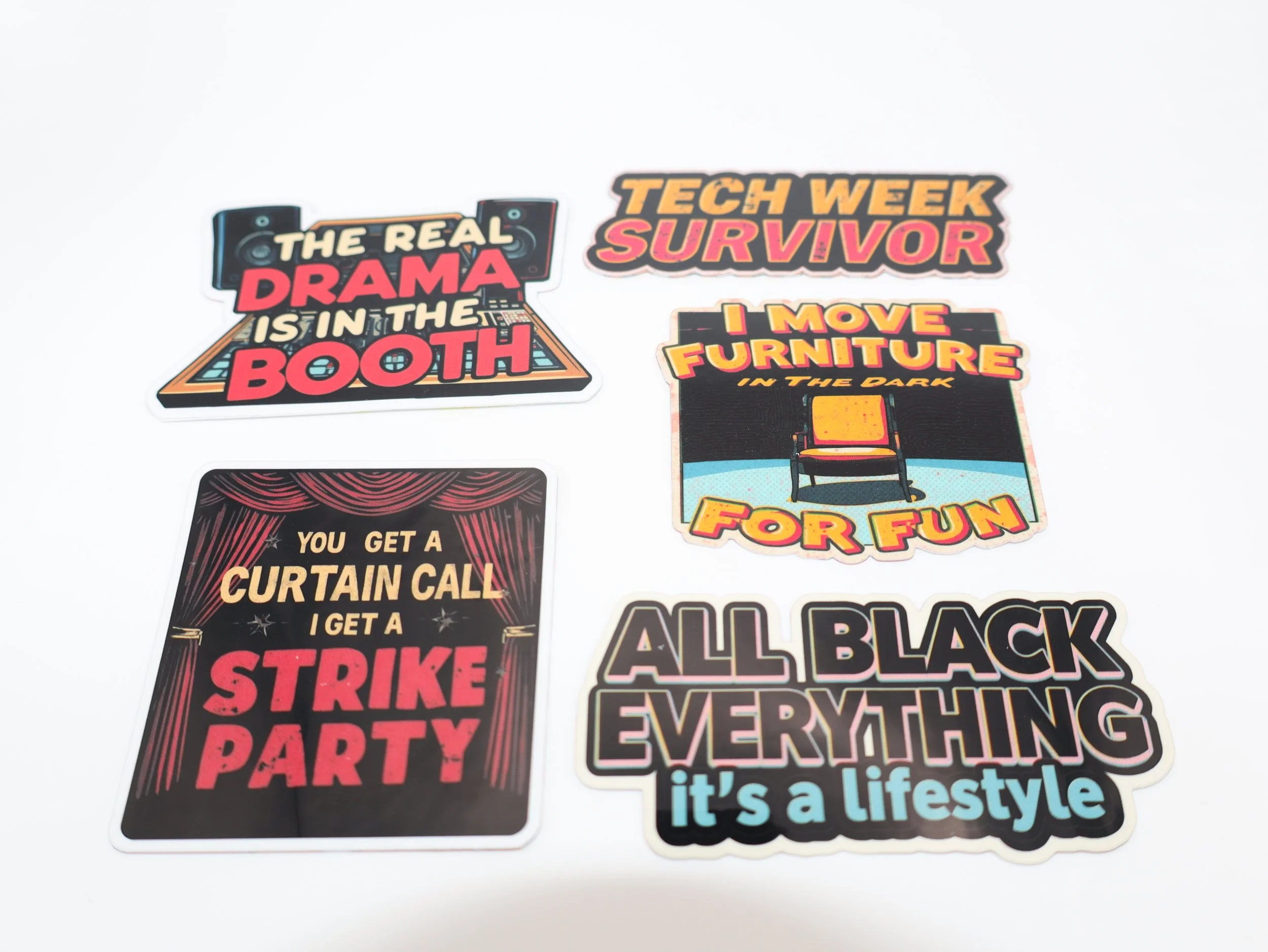 Stage Crew Sticker Pack