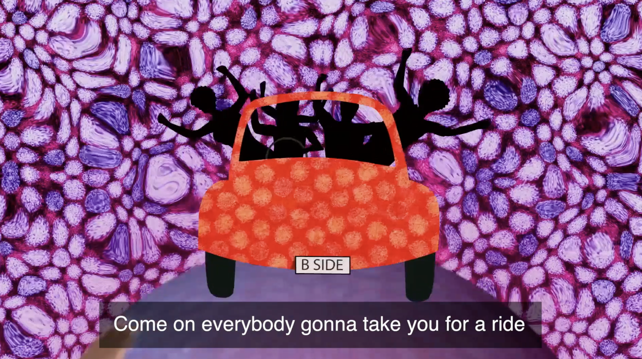 Animated characters perform a song about Hepatitis B, encouraging testing and explaining health risks and treatment options.