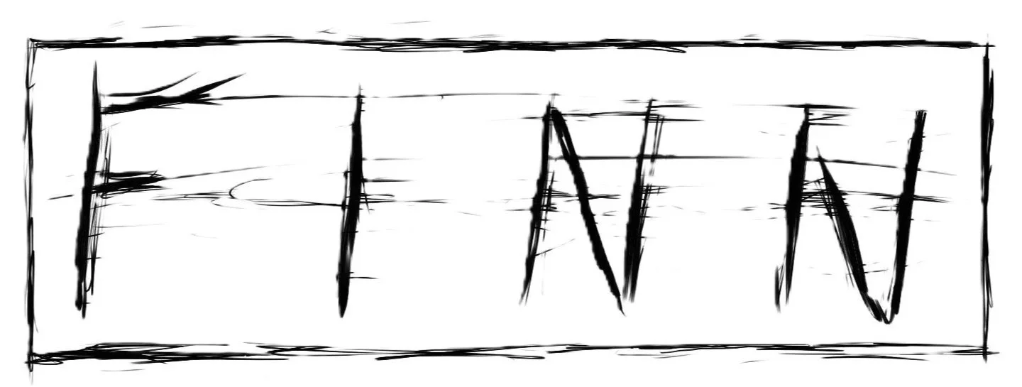 Drawn image of the word 'FEAR' in black, rough, sketchy letters inside a rectangular outline.