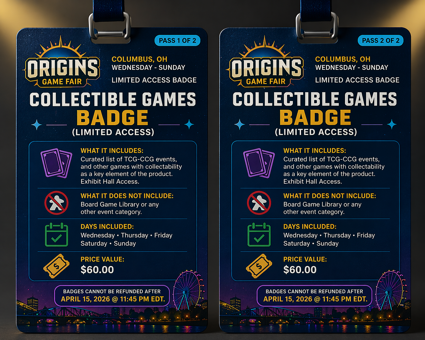 2 Tickets to PAIR-O-DICE