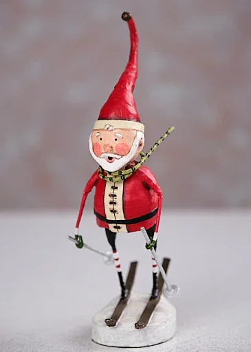 Downhill Santa