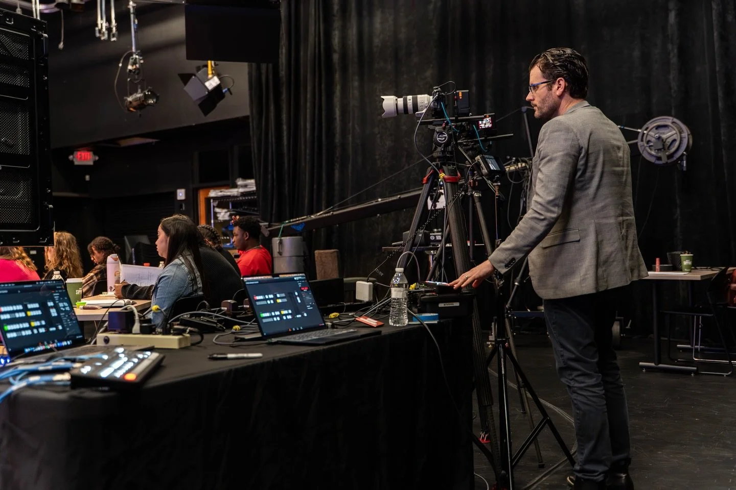 Day 3 behind the cameras and it was another great one.

Today was our final teaching day with Annie Crawford, and her course on the life of C. S. Lewis and his influence on Christian thought was truly fascinating. It is always rewarding to capture co