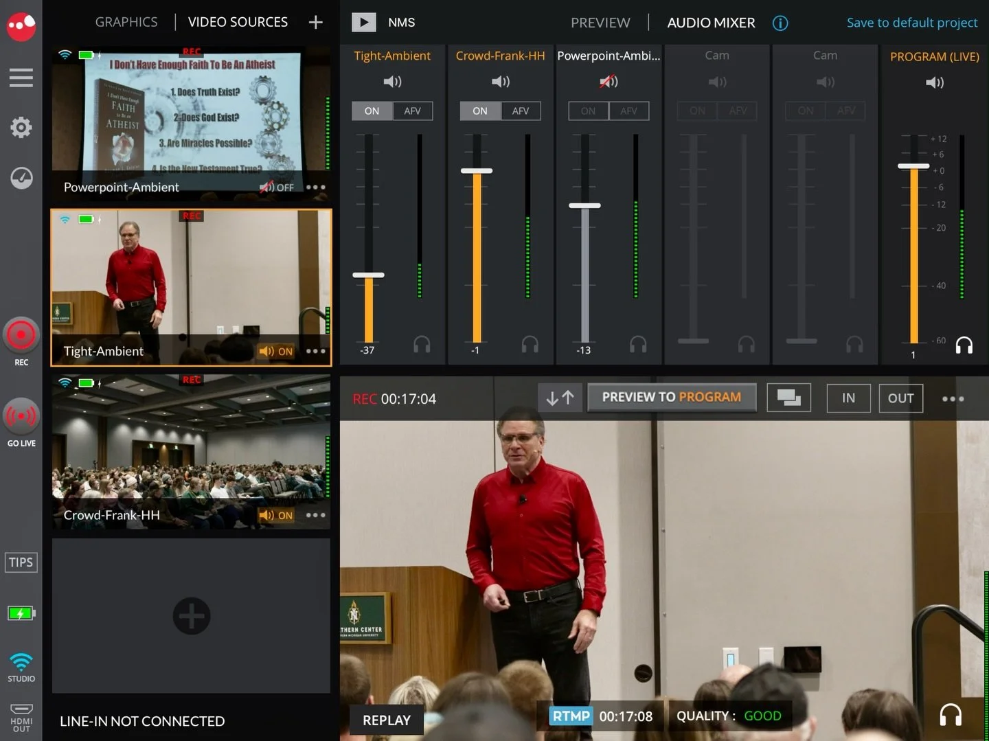 Wrapped up the Michigan tour with @drfrankturek at Northern Michigan University last night. Full house for the &ldquo;Change My Mind&rdquo; presentation and a long line of thoughtful, challenging questions from students. That&rsquo;s what makes these