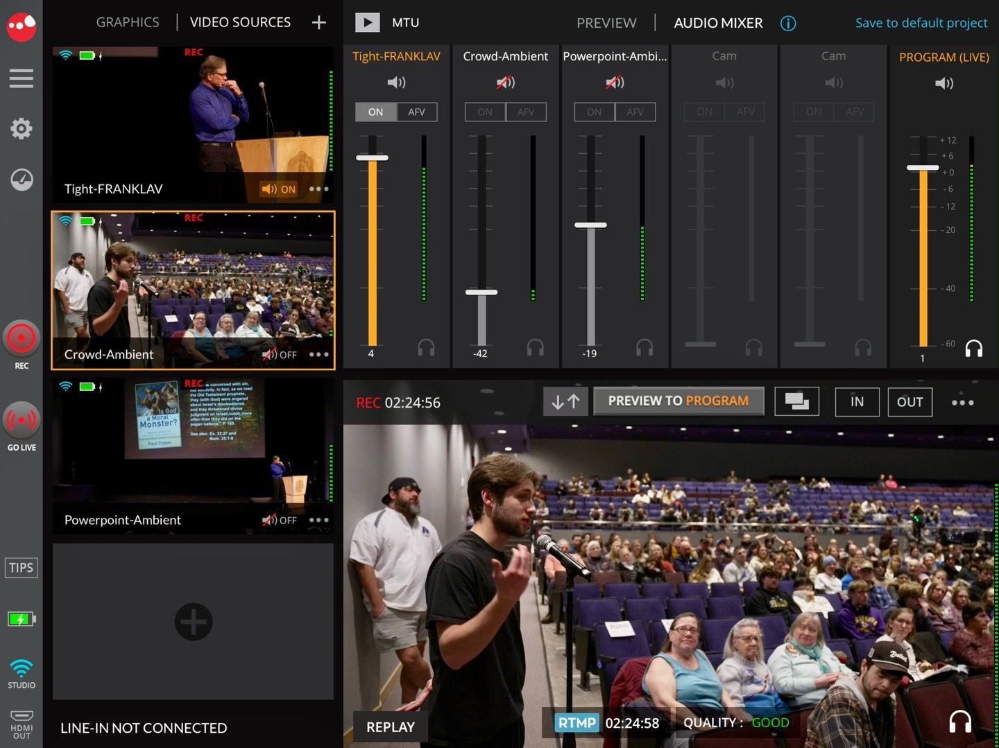 Close to 800 students packed the room last night at Michigan Technological University in snowy Houghton for @drfrankturek &ldquo;Change My Mind.&rdquo;

The questions were sharp and covered many angles of Christianity. Love seeing students lean in li