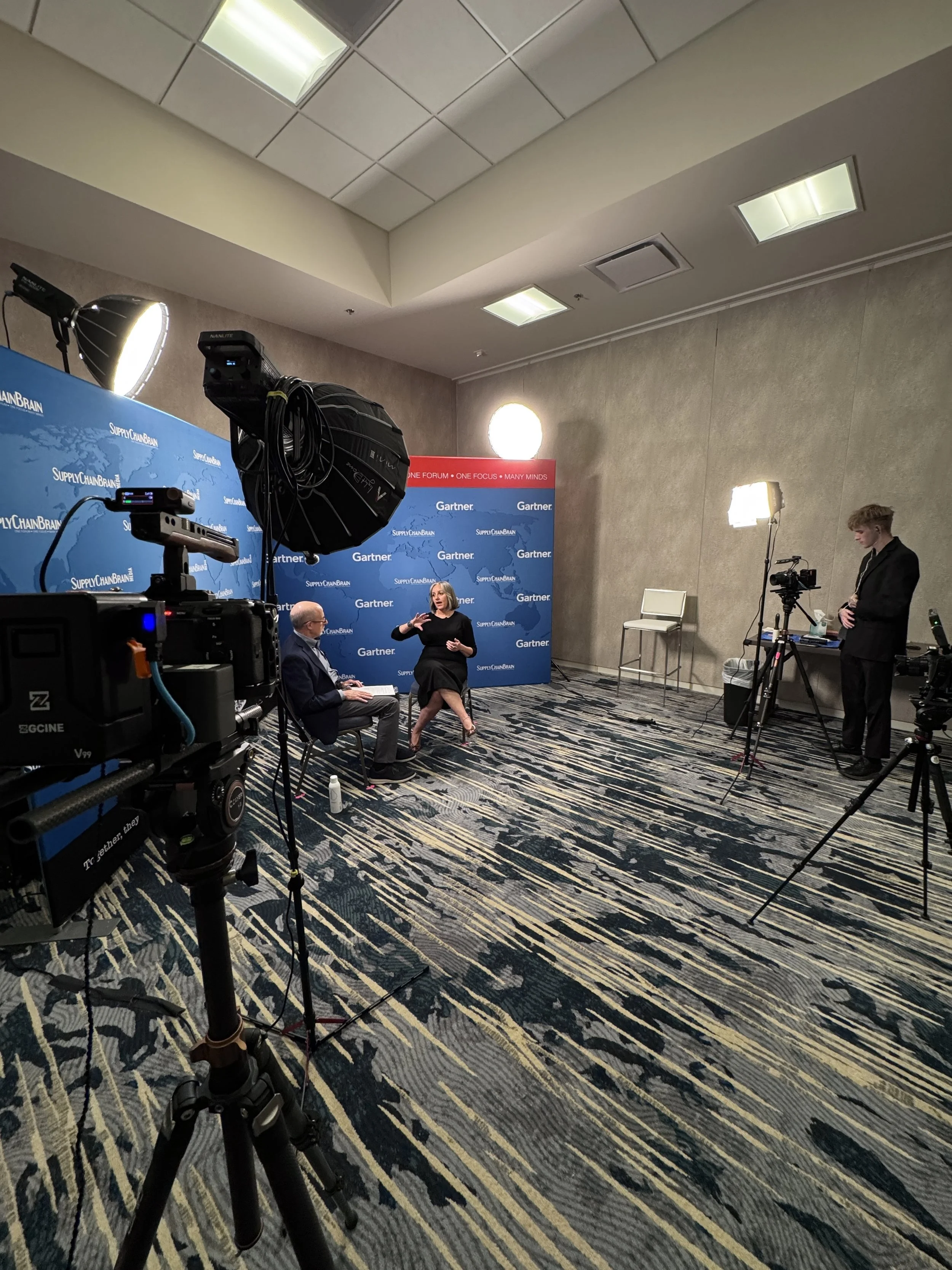 Fourteen Interviews in One Day: Filming with SupplyChainBrain at the Gartner Supply Chain Planning Summit in Denver