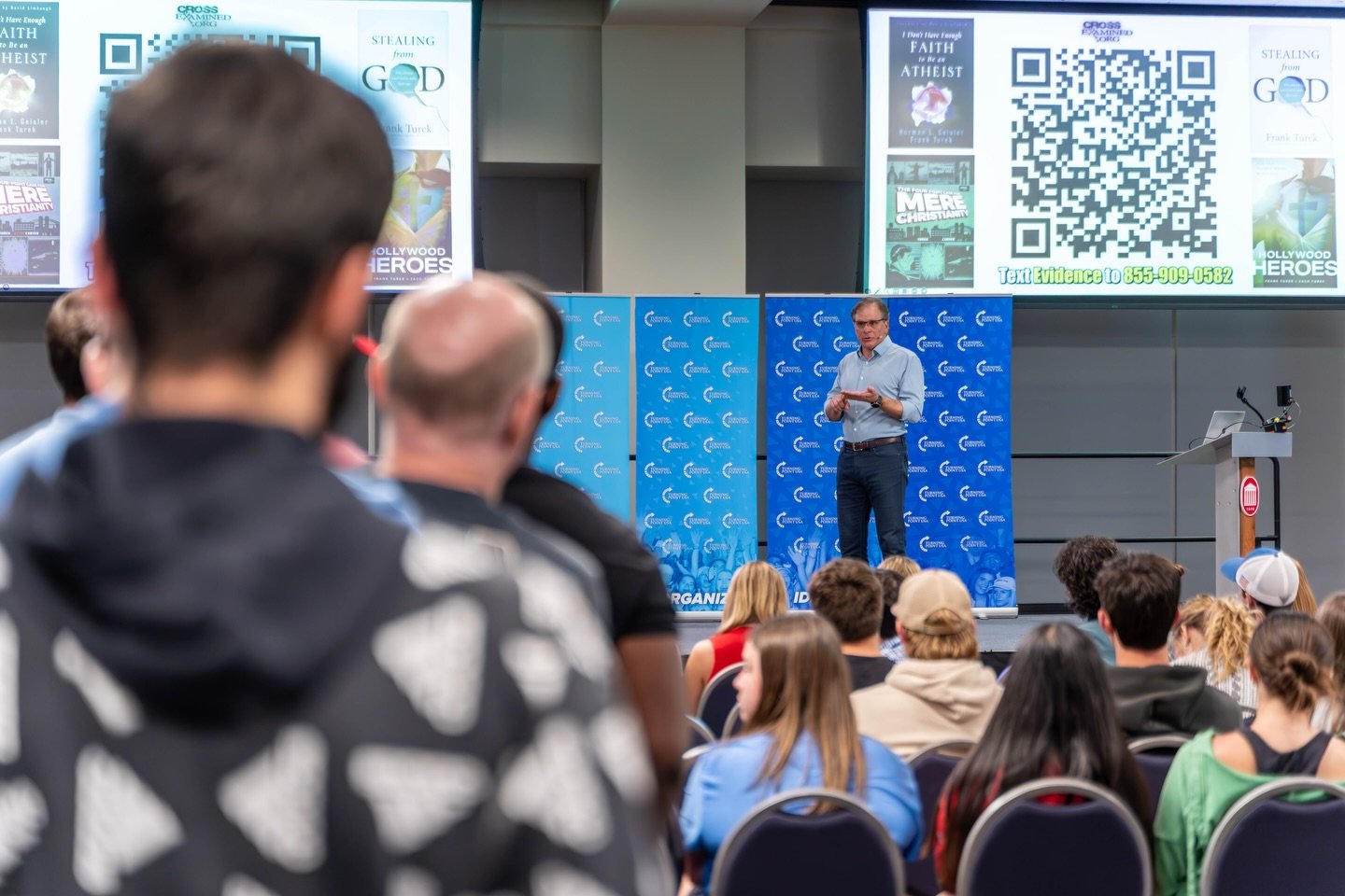 Last night at the University of Mississippi, @drfrankturek stepped onto the stage for the &ldquo;Change My Mind&rdquo; College Tour.

Hard questions. Real conversations.

One moment that stood out: a student, a self-proclaimed atheist, stepped to the