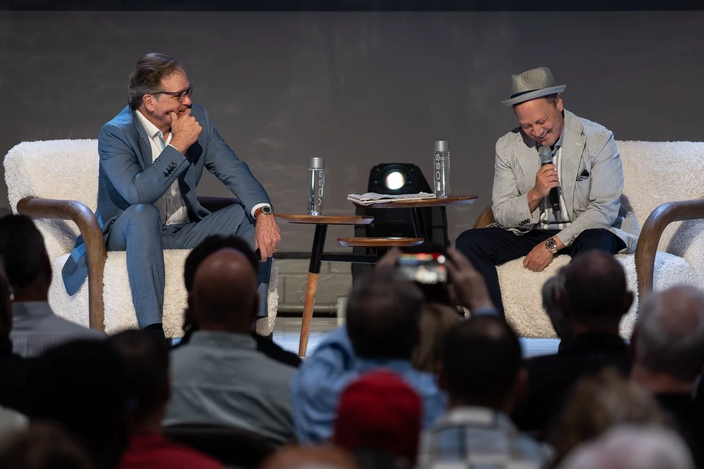 Last night we had the privilege of capturing a conversation between @drfrankturek and @iamrobschneider about freedom and standing up for Christianity and your values. Two very different worlds colliding on one stage for a conversation that mattered.
