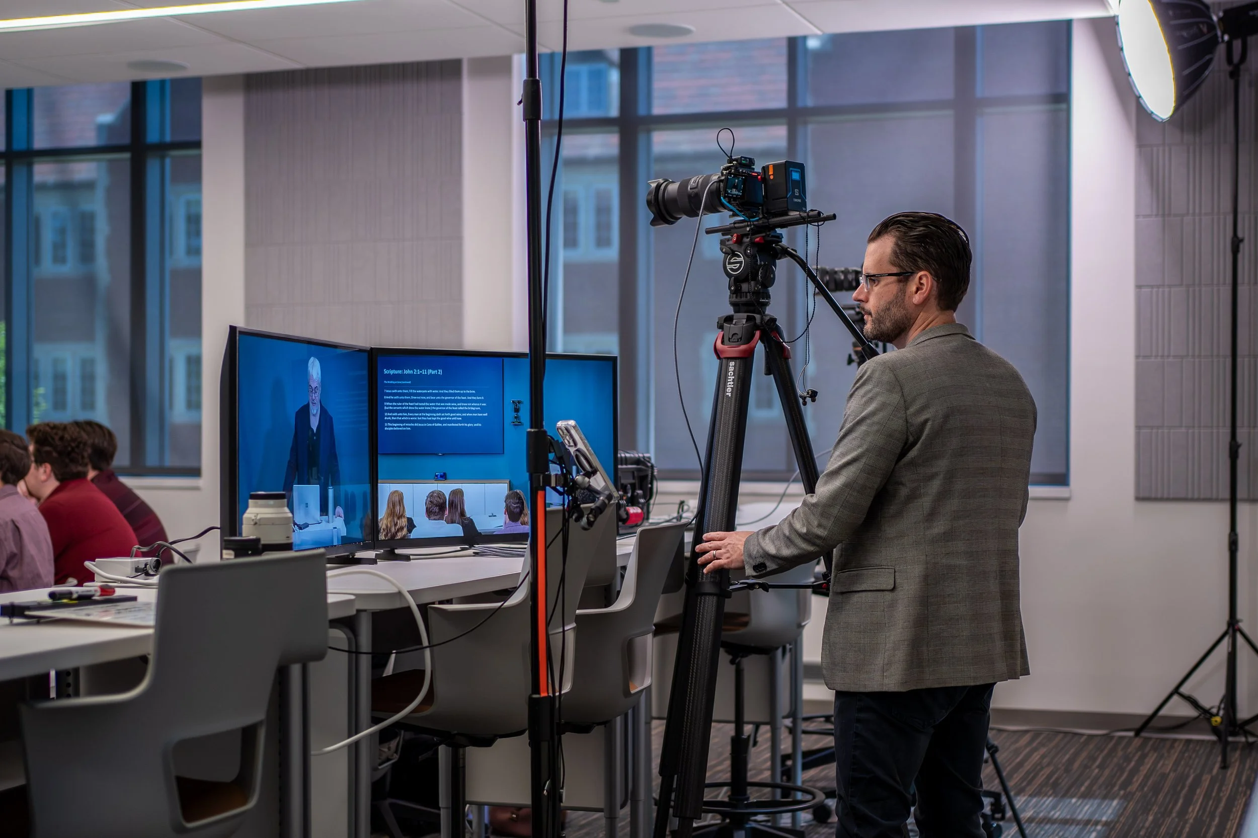 65 Modules in Four Days: Filming a Cinematic Course with Economist Jerry Bowyer at Grove City College