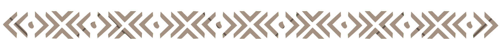 Pattern of geometric shapes with X's and dots in neutral colors.