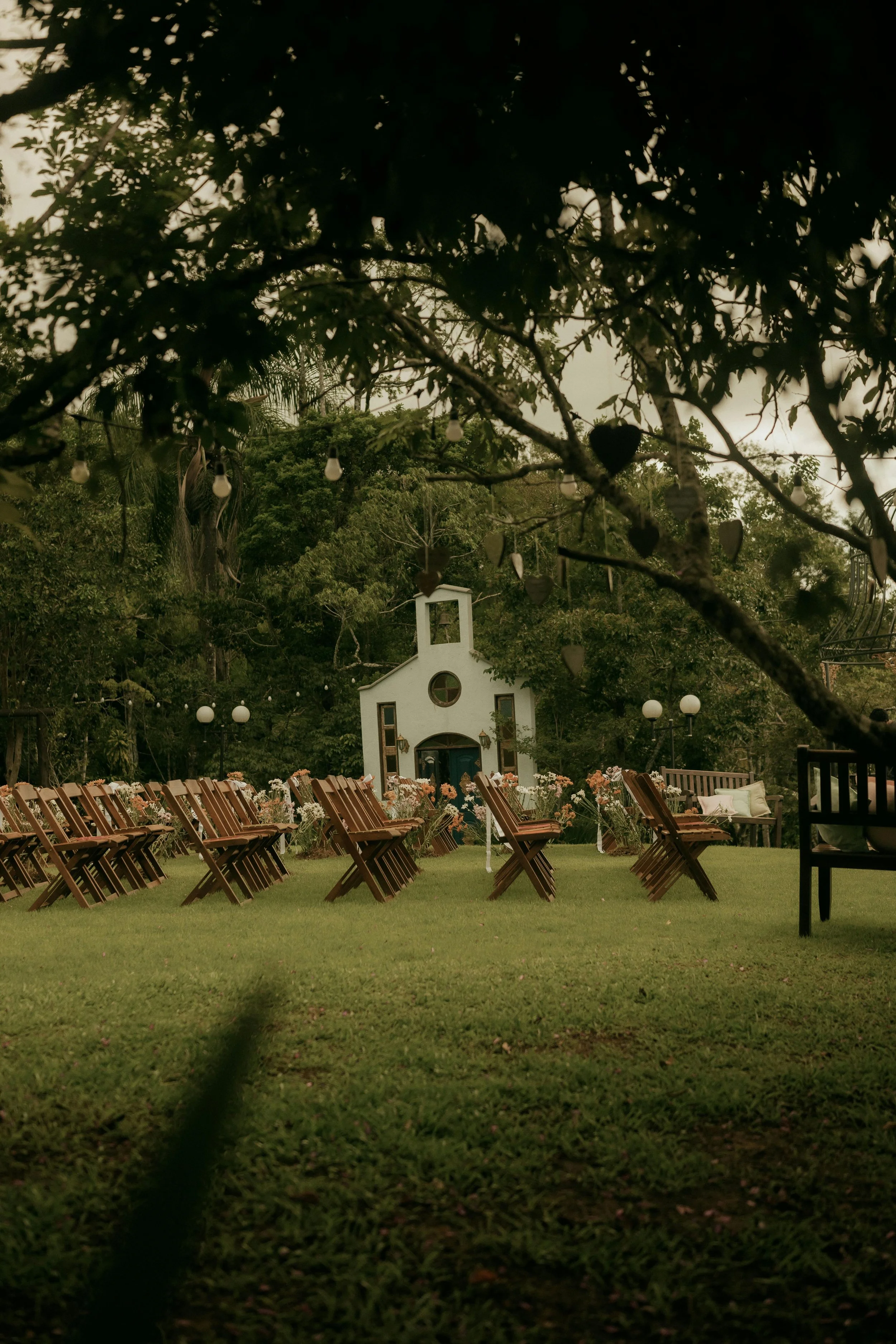 Wedding Outside Nature Editorial