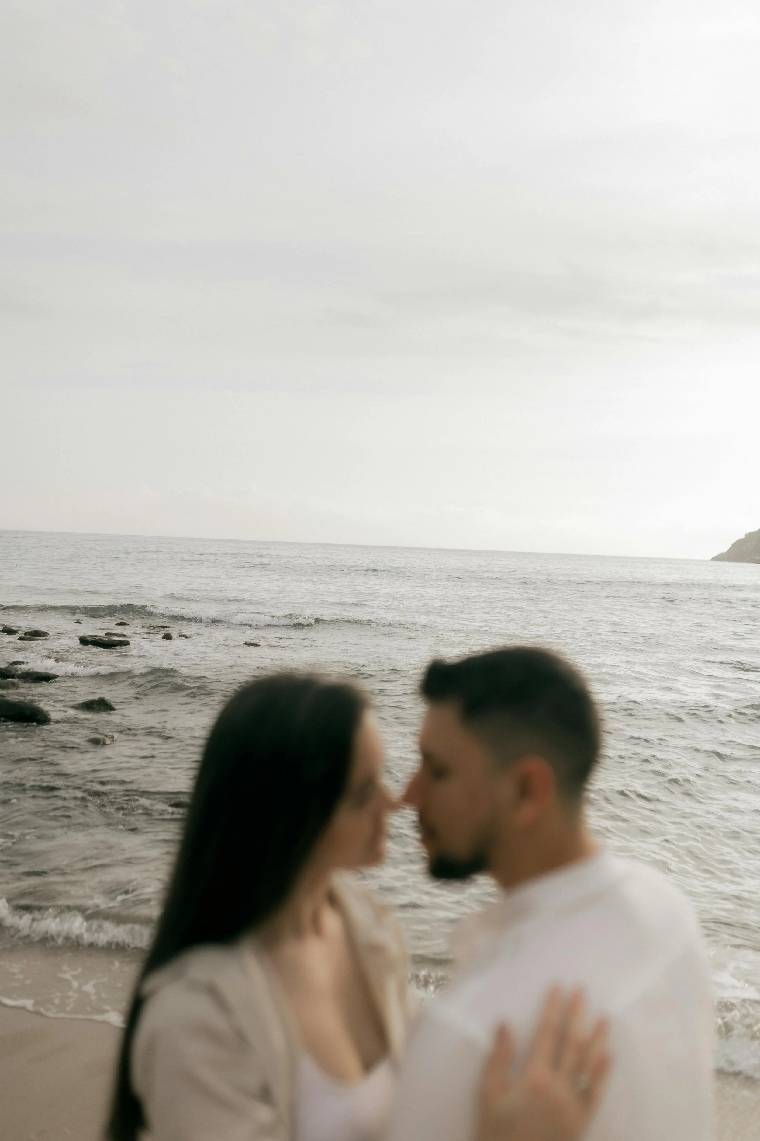 Couple Beach Spain Wedding