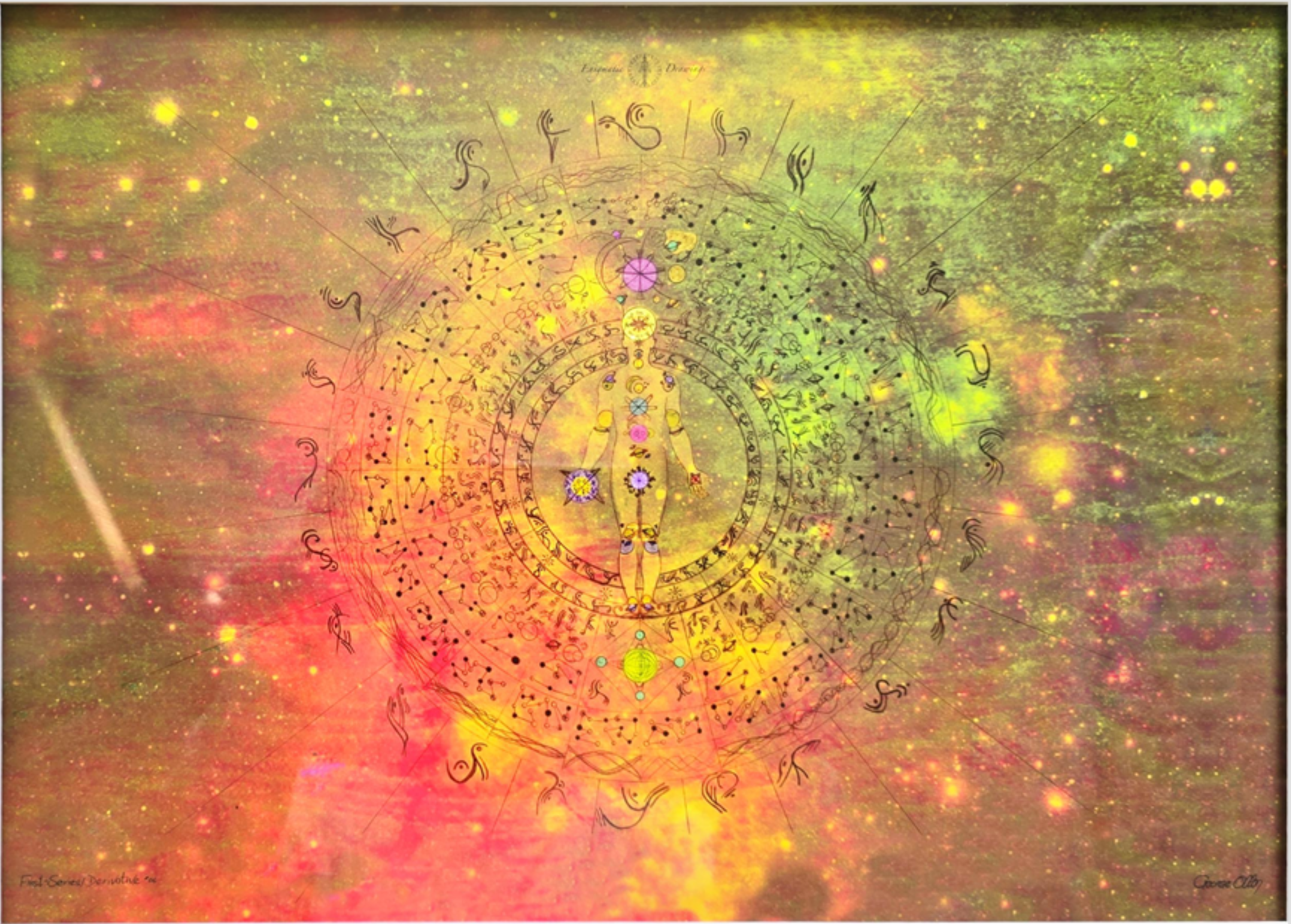 First Series — Genesis #6 Derivative — Framed Fine Art Giclée Print