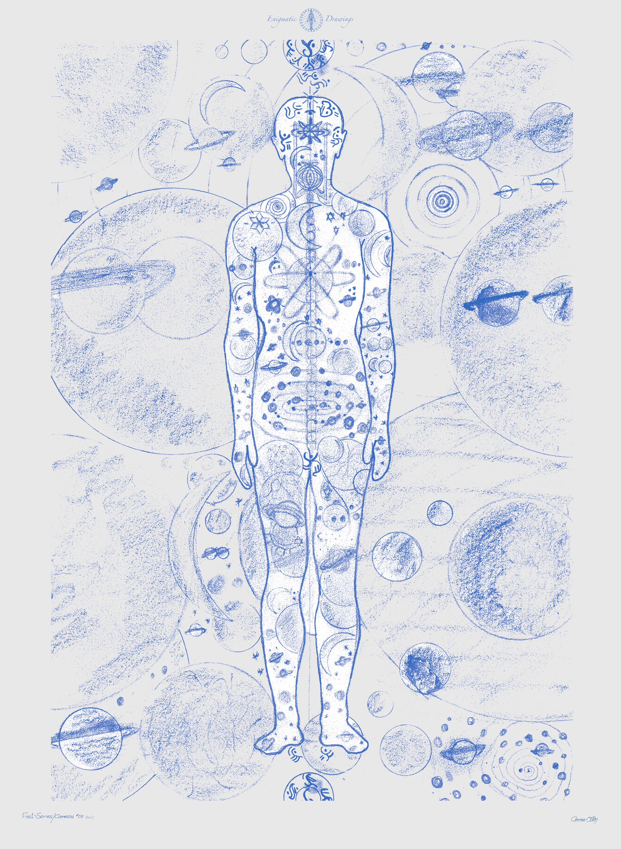 First Series / Genesis #1 /Derivative - Blue