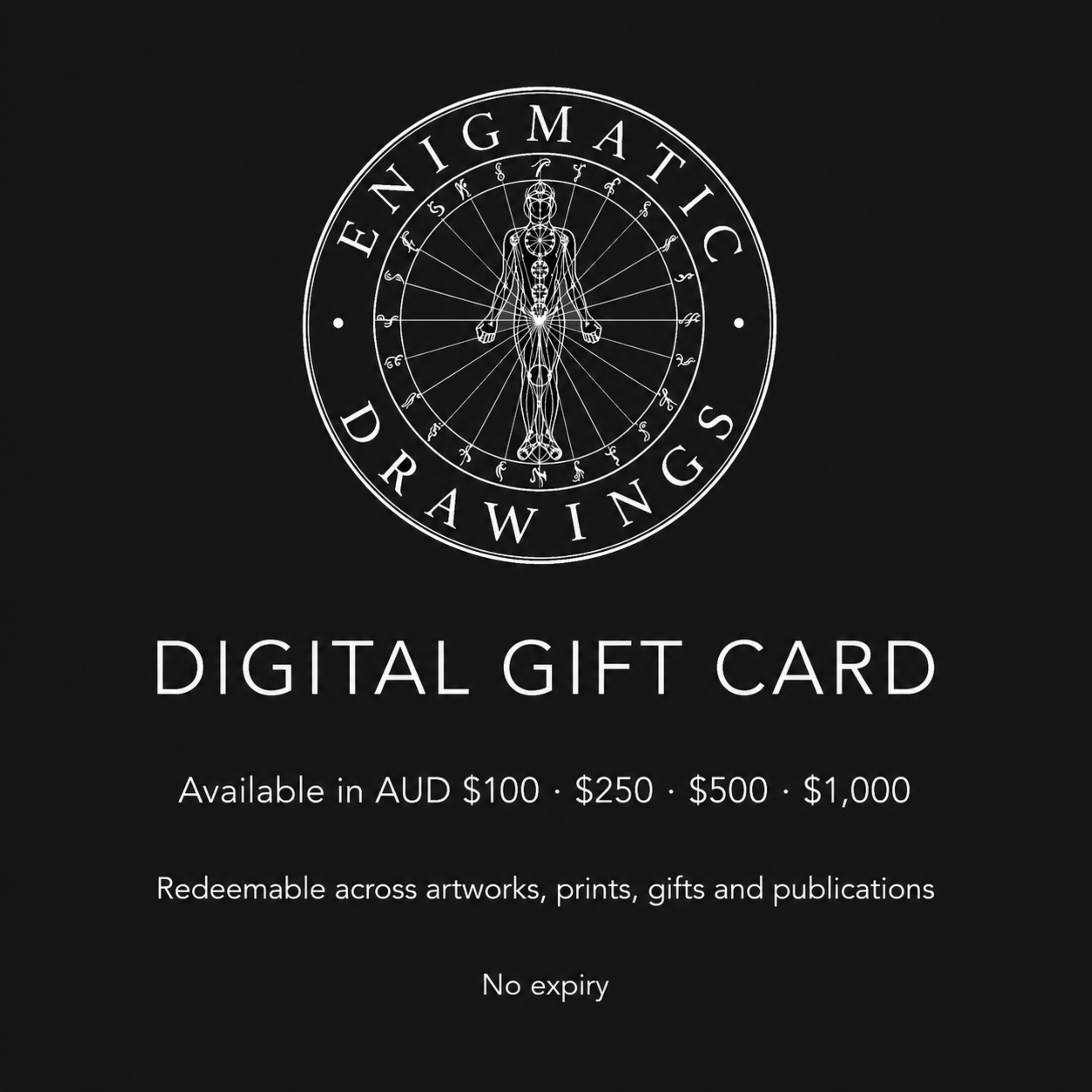 Enigmatic Drawings Digital Gift Card