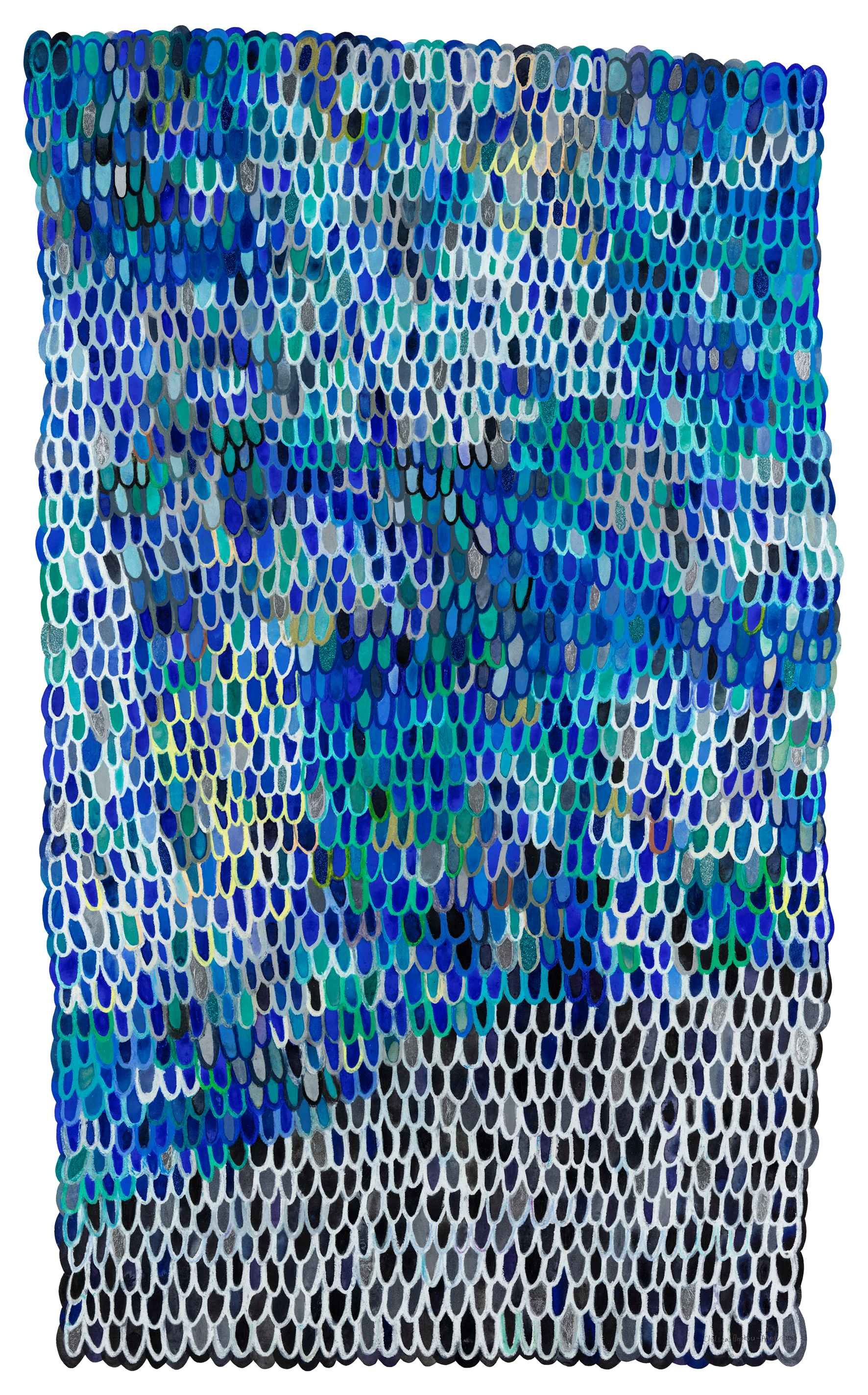 Butterfly Wing-Scales No.47 (Papilio ulysses)