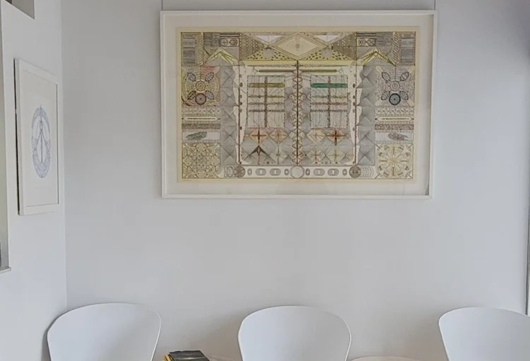 Enigmatic Drawings artworks installed in a Noosa medical practice