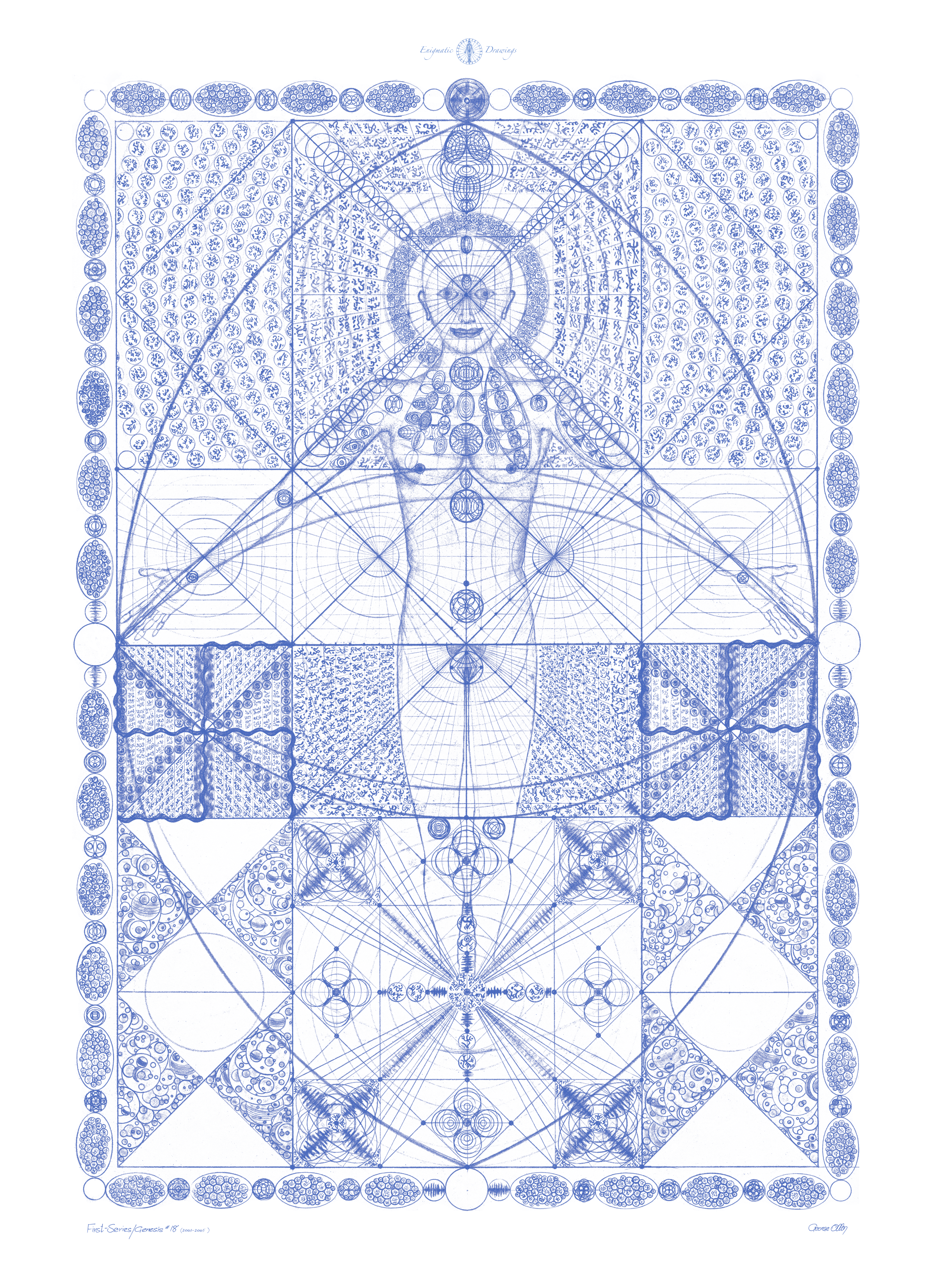 First Series / Genesis #18 /Derivative - Blue