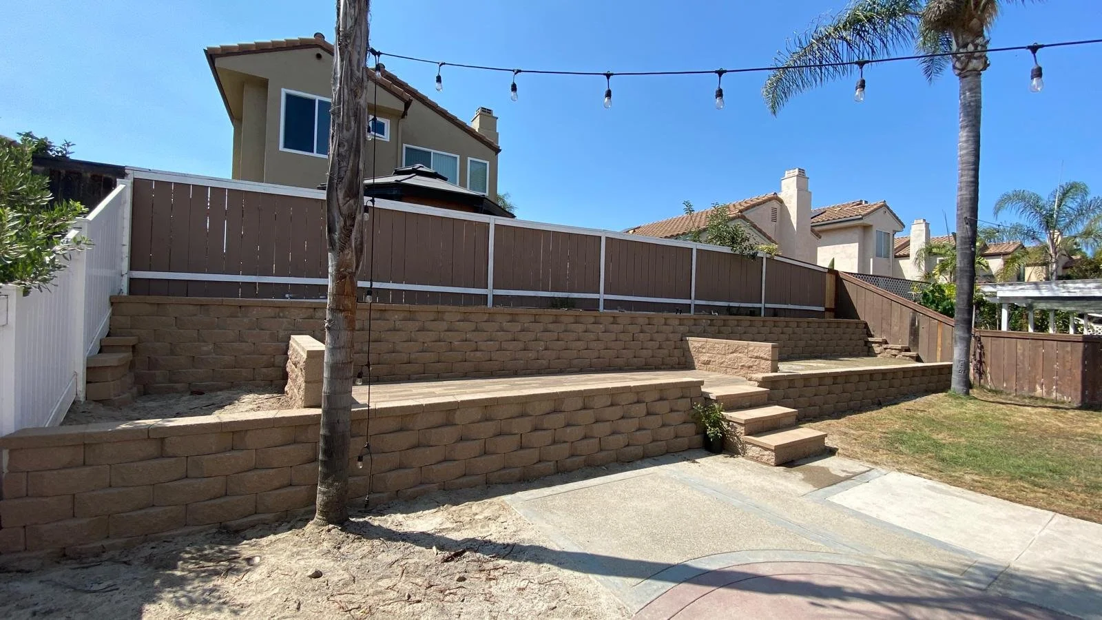 RETAINING WALLS AND FENCES