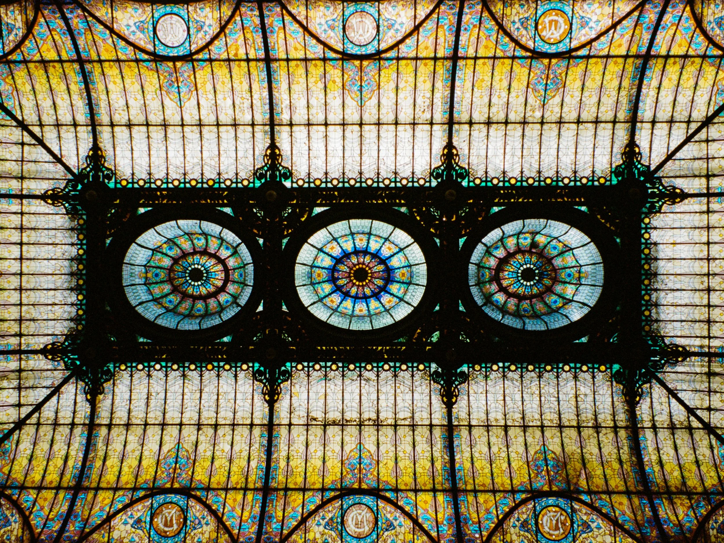 Stained glass ceiling