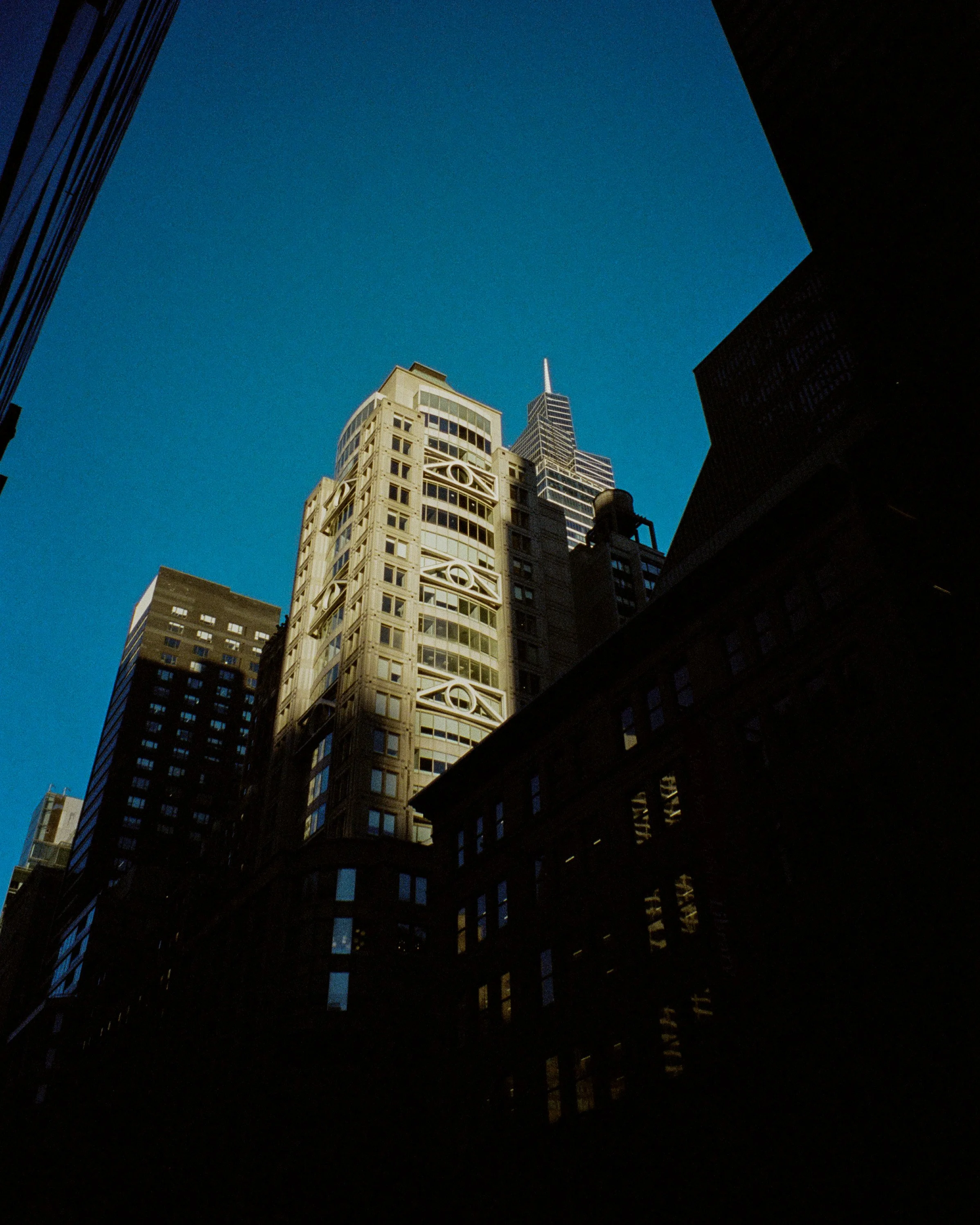 Sunlight on a building