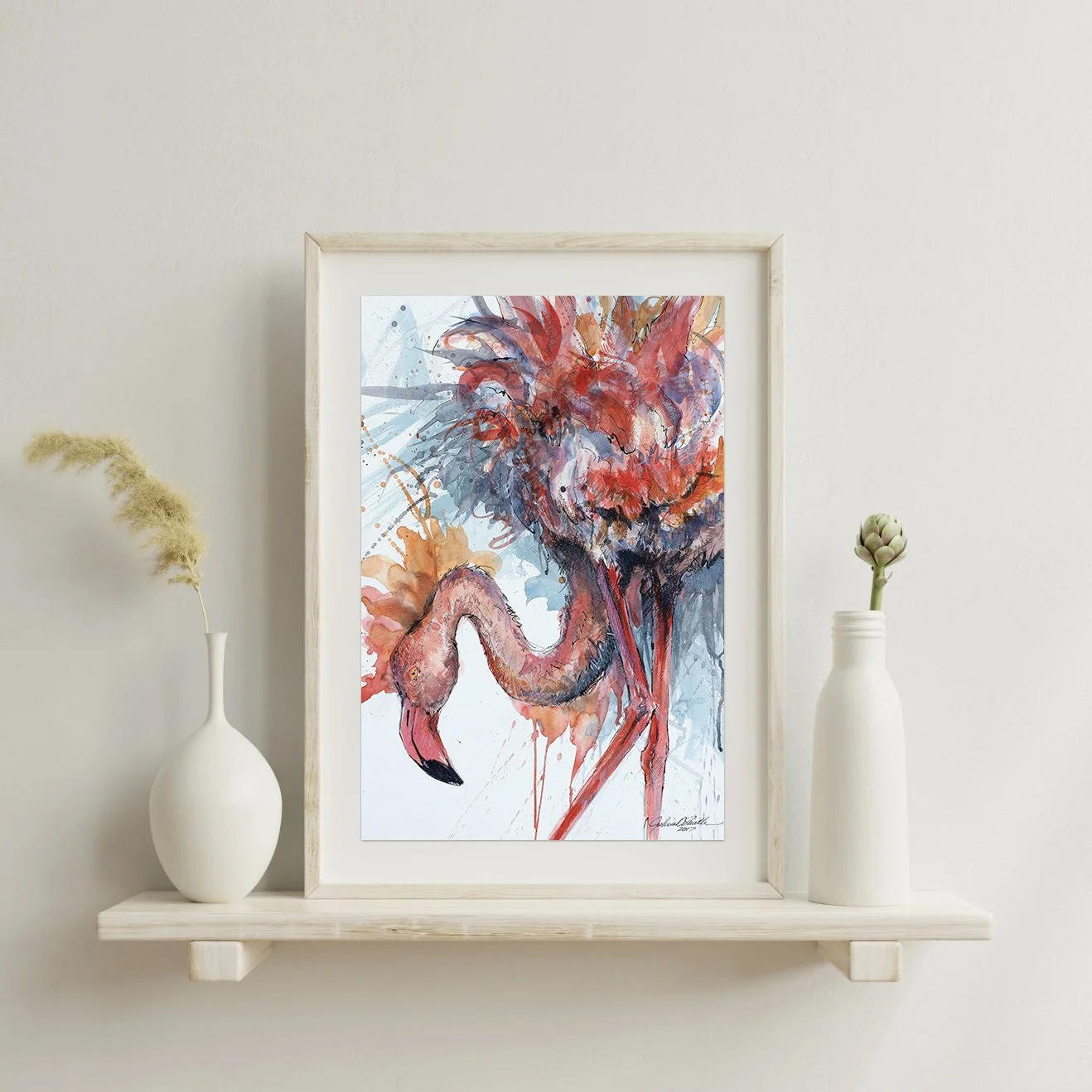 flamingo 2 framed.jpg