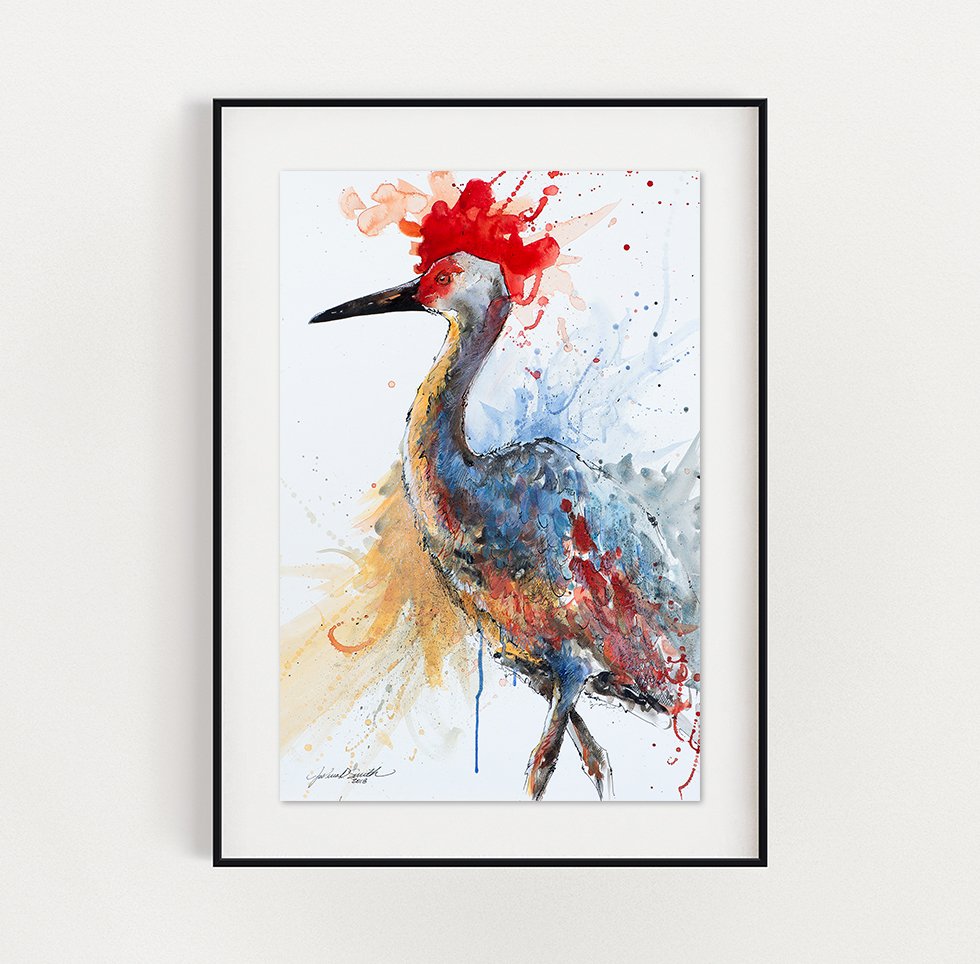 Sandhill Crane in Primary