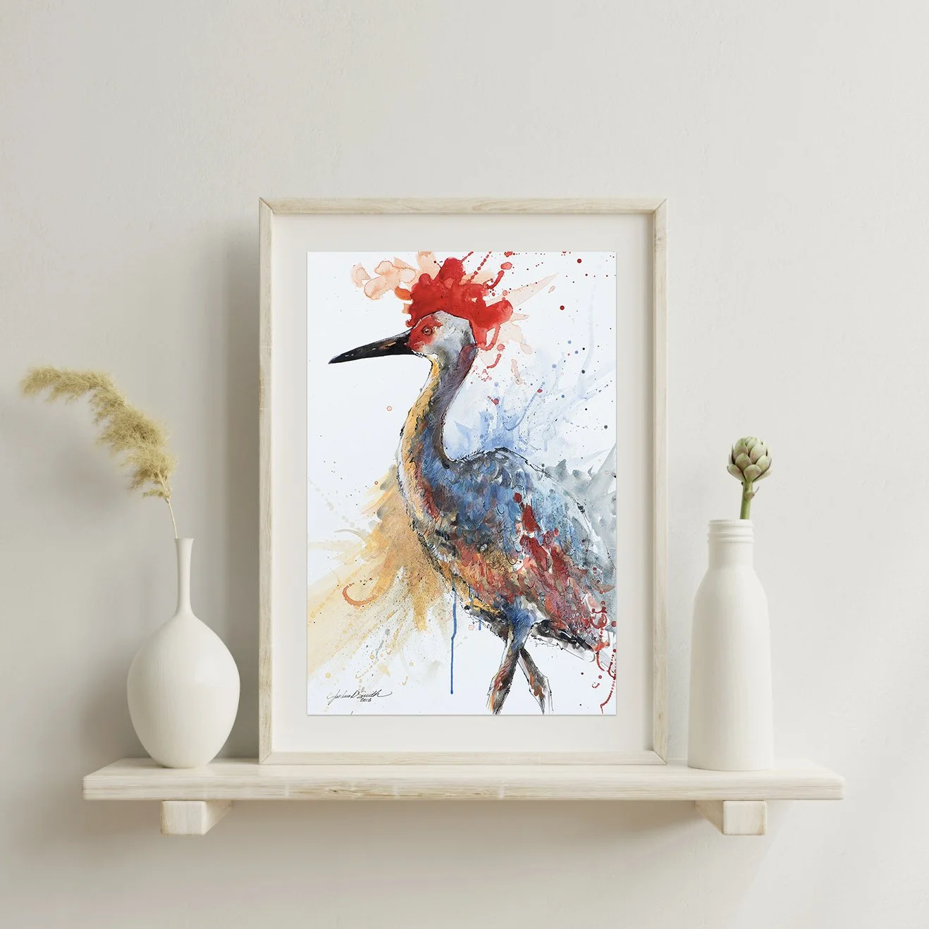 primary sandhill crane framed.jpg