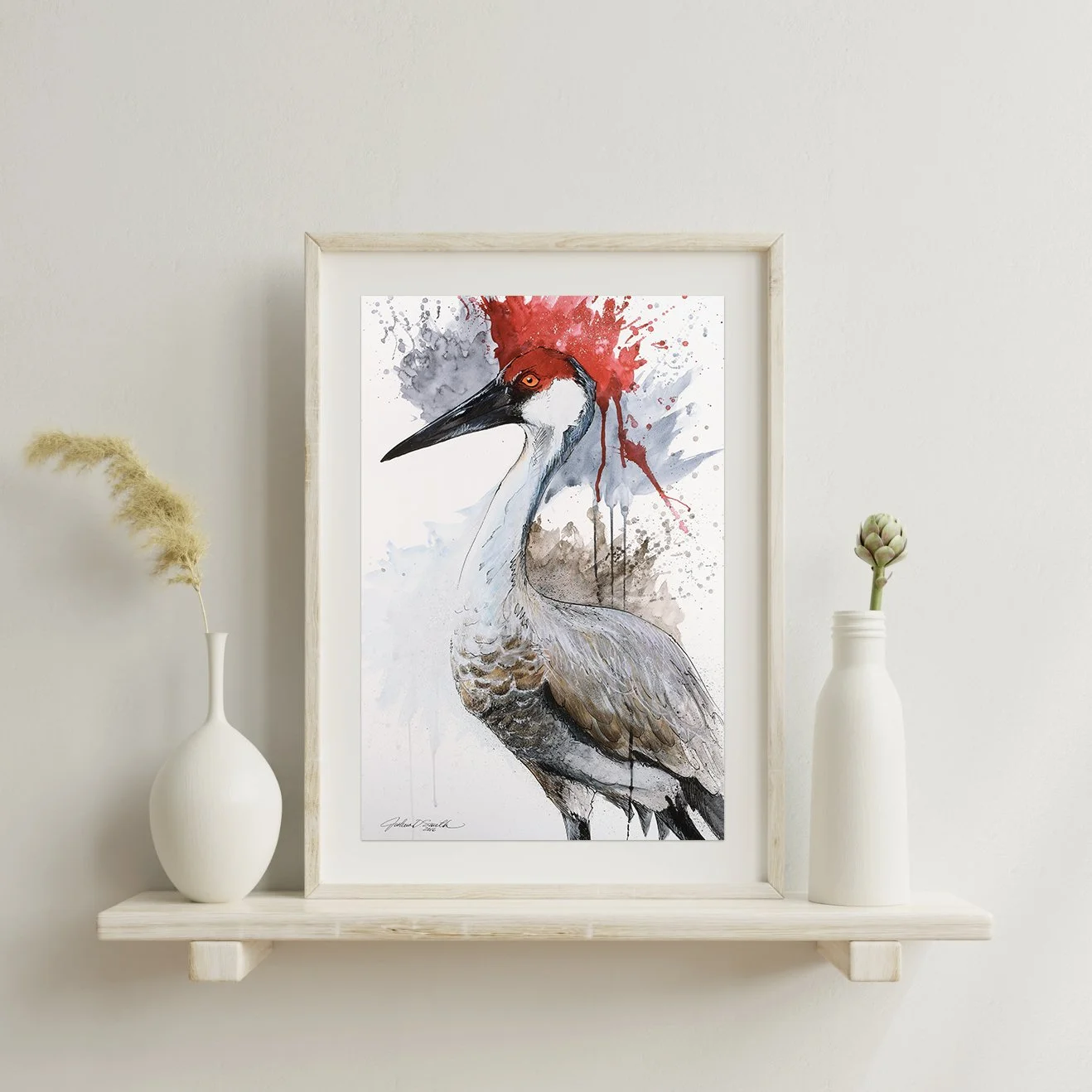 sandhill crane framed.jpg