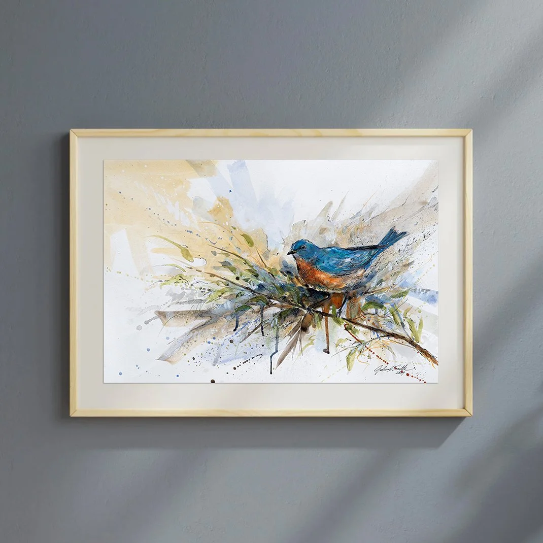 Bluebird on Branch