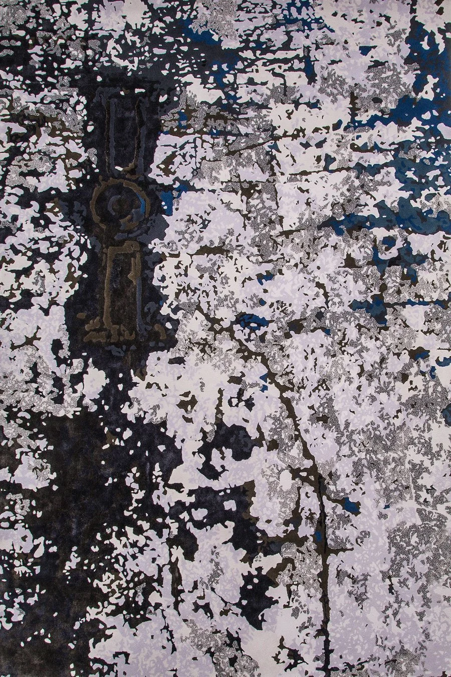 Alcatraz Unlocked rug in 100% New Zealand Wool. By St James Whitting