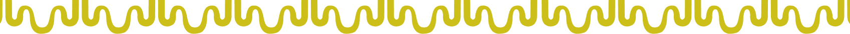 Close-up of a yellow wavy line on a black background.