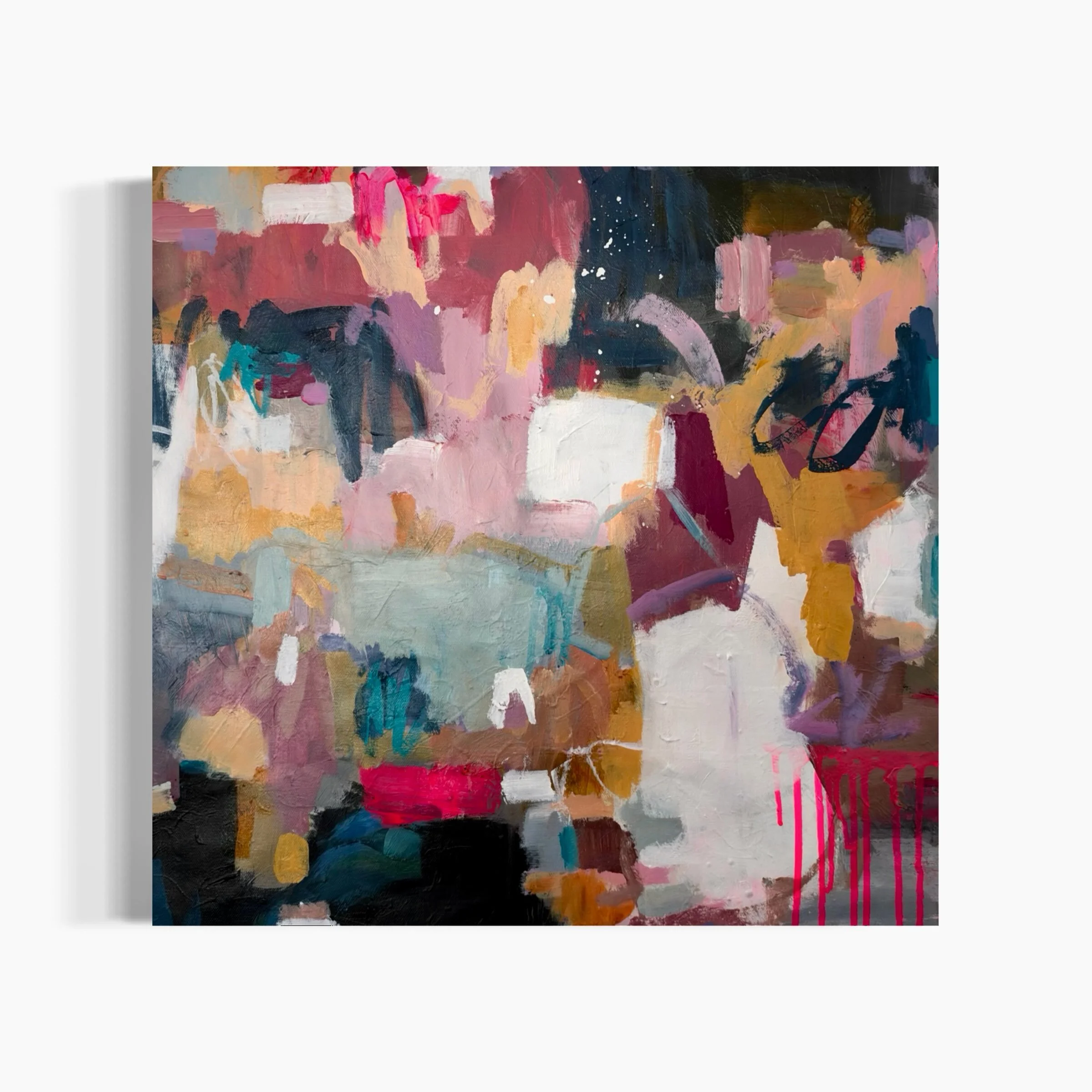Meet the sister piece to yesterday&rsquo;s painting. She&rsquo;s got her own thing going on, but they&rsquo;re definitely related. 

&ldquo;In My Prime&rdquo;
20&rdquo; &times; 20&rdquo;
Acrylic on canvas
