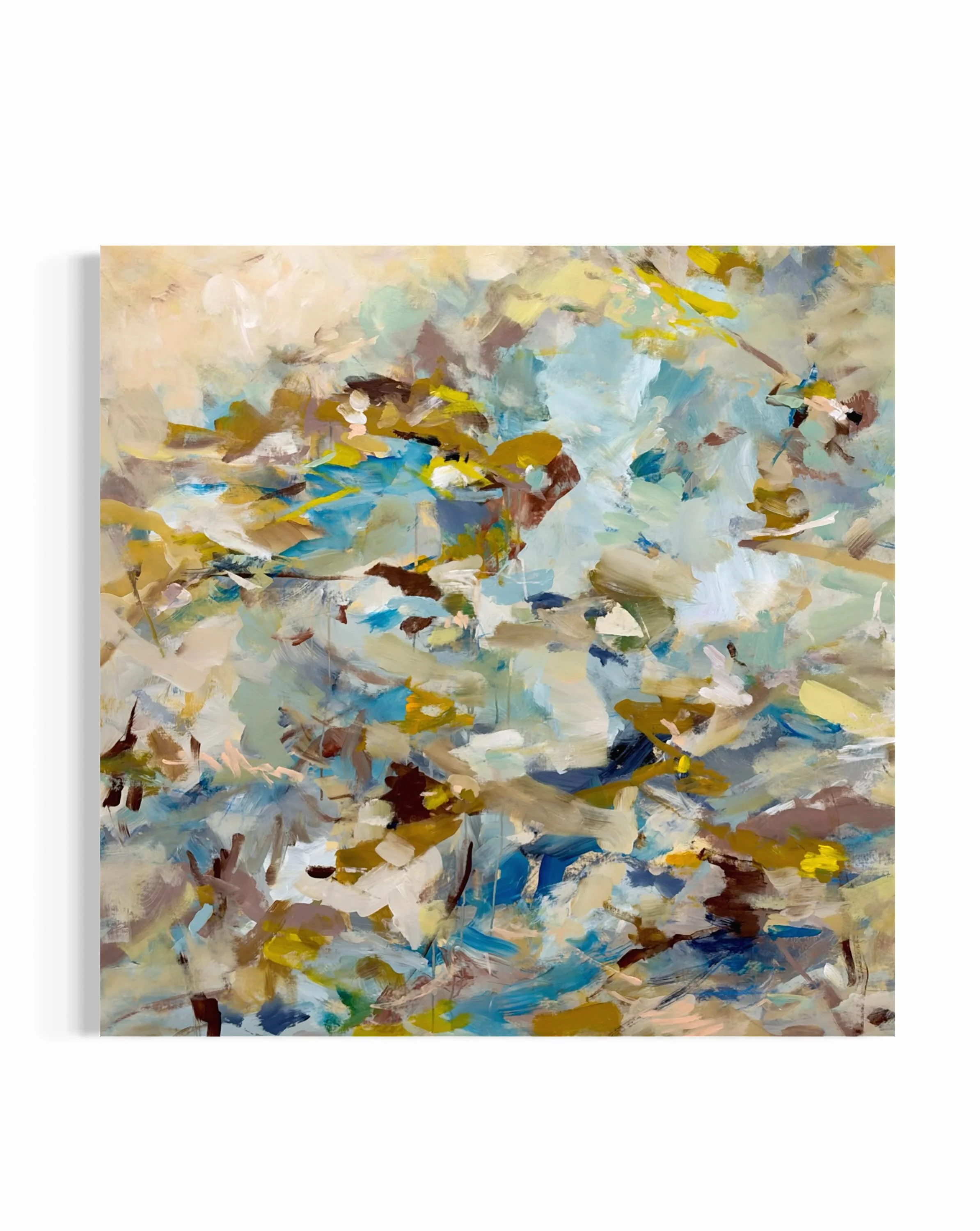 I want to jump up and down about this big baddie. Sometimes it feels like a painting paints itself. The best feeling. More of this! 

&ldquo;Force Of Nature&rdquo;
36&rdquo; &times; 36&rdquo;
Acrylic on canvas