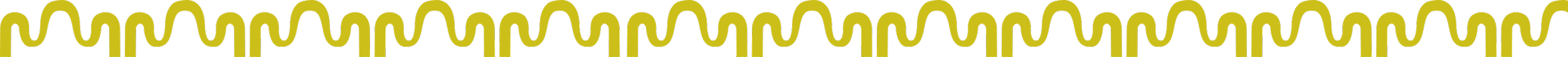 A yellow squiggly line with black background.