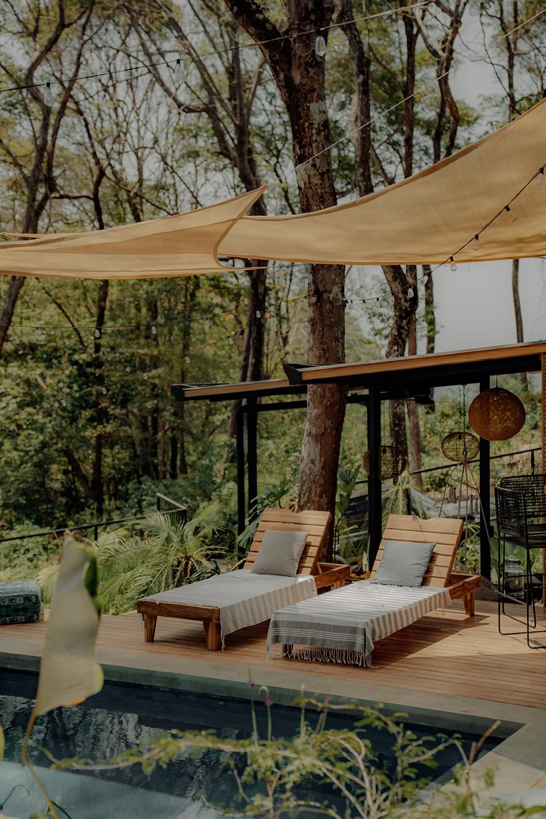 luxury wellness retreat pool Costa Rica