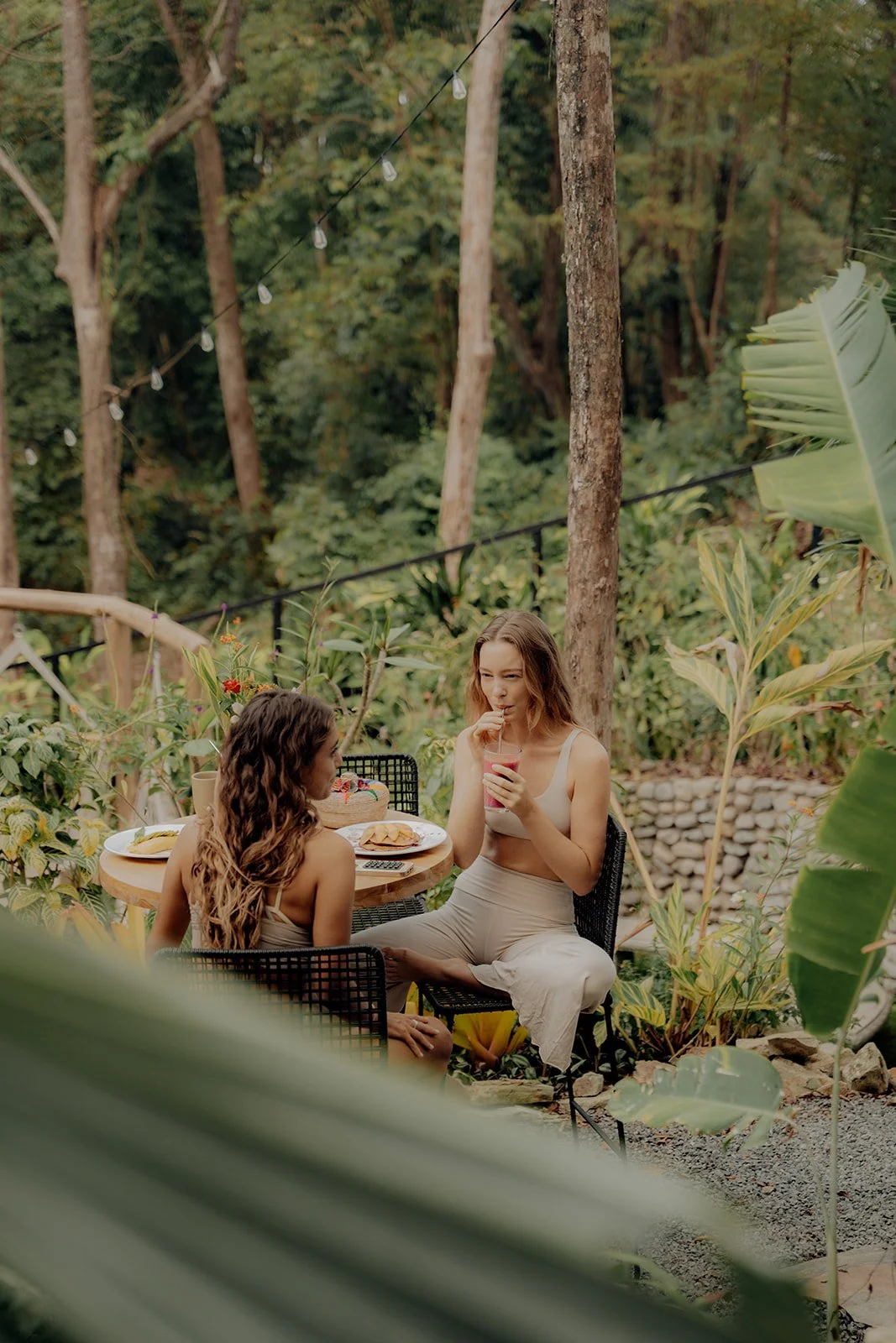 ocean farm-to-table meals community retreat Costa Rica