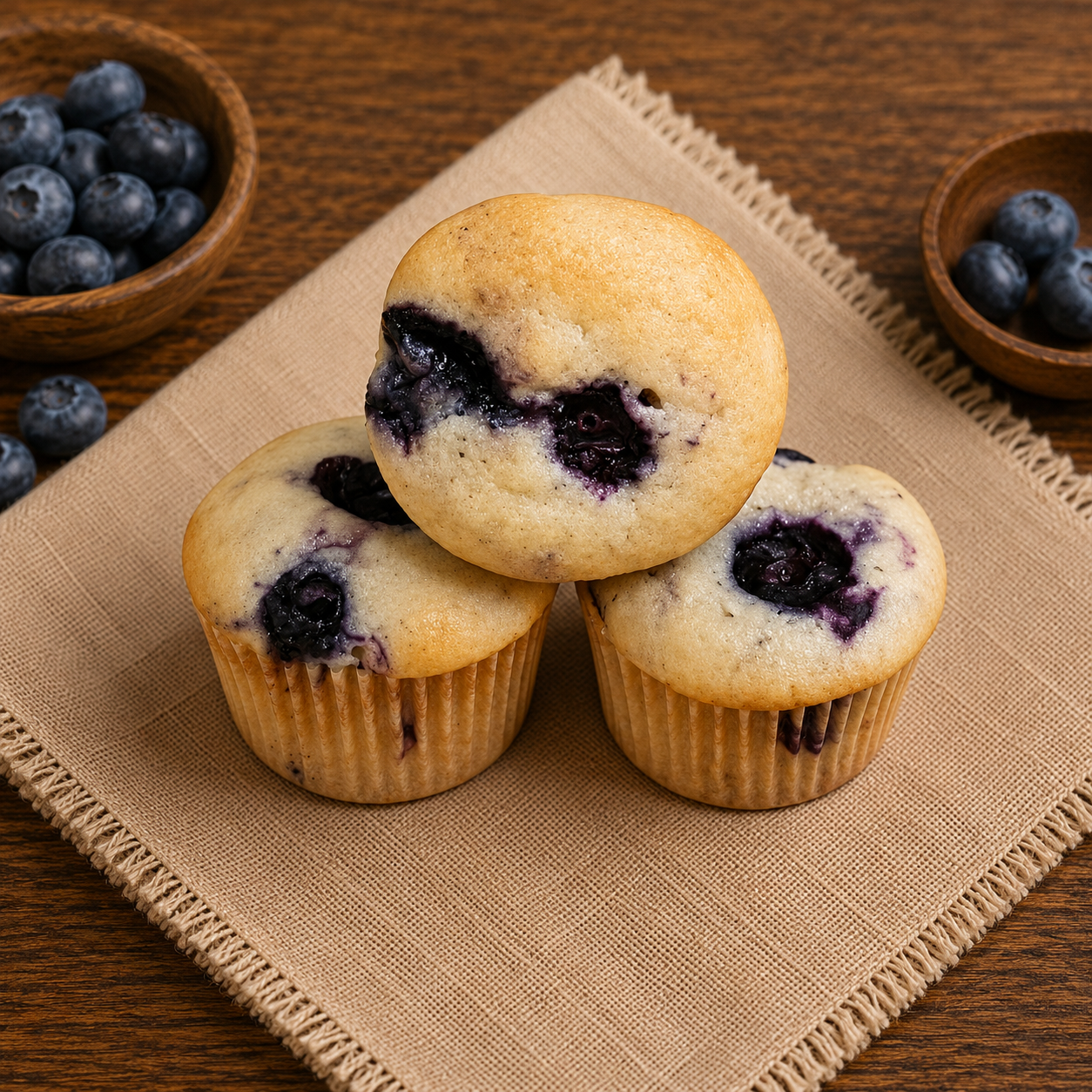Mini Blueberry Muffins