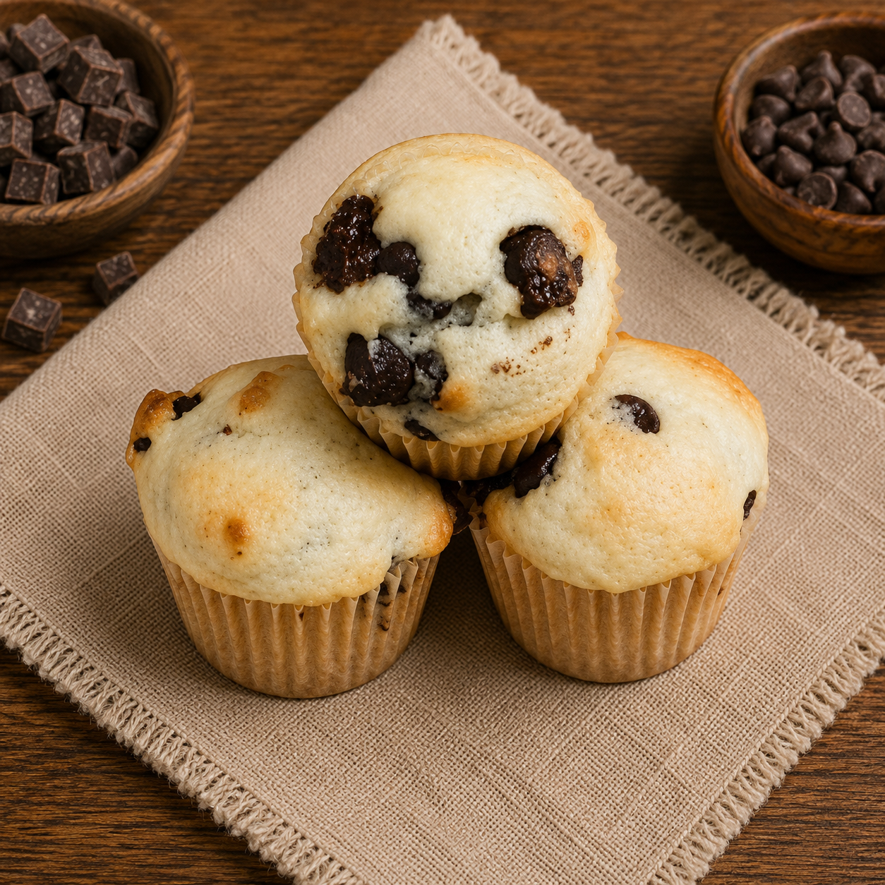 Mini Chocolate Chip Muffins
