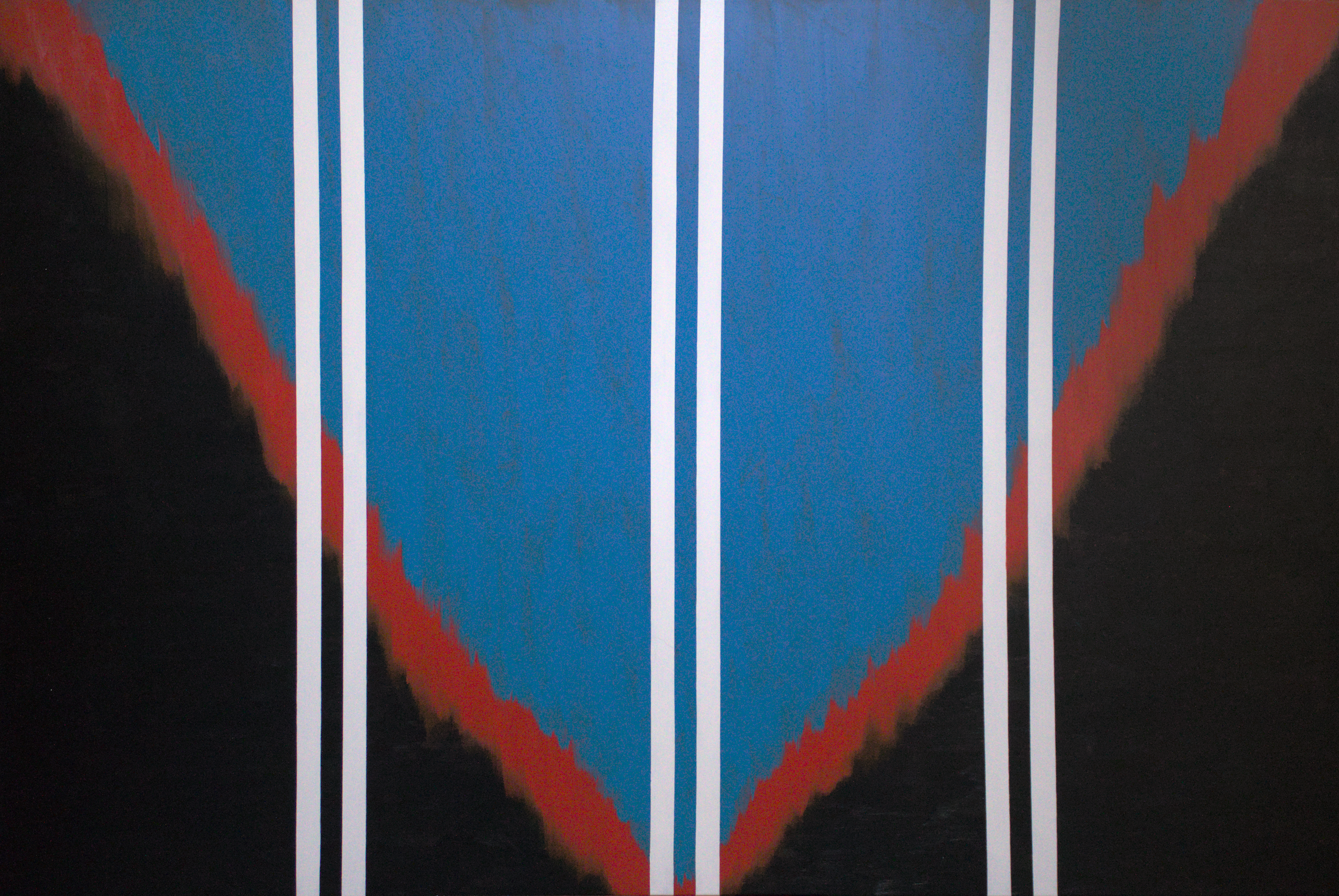 Blue Fire 100 x 150cm acrylic on canvas