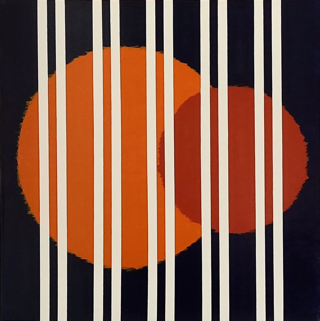 Eclipse 90 x 90cm acrylic on canvas