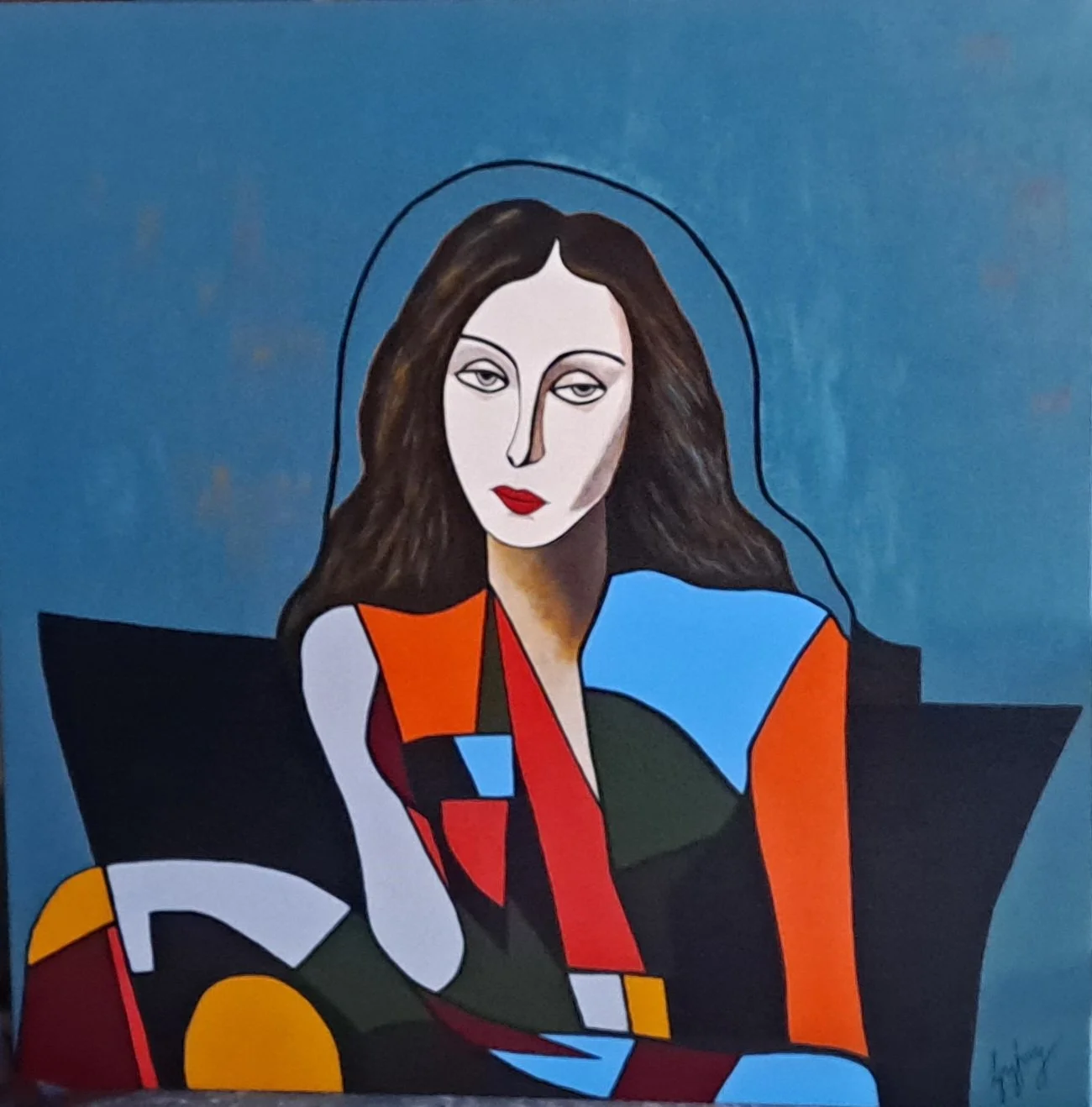 Divine
90cmx90cm acrylic on canvas