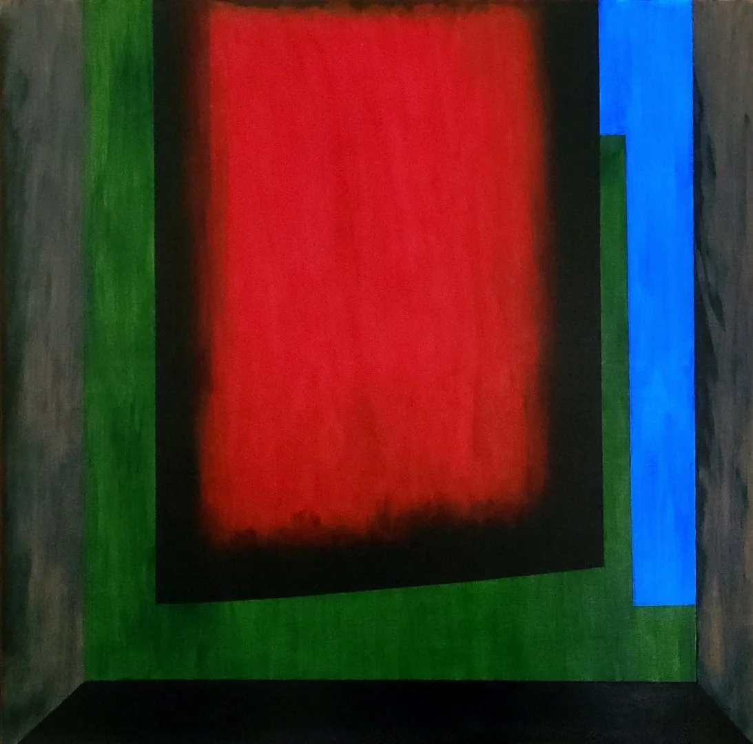 Trauma Number 1 90 x 90cm acrylic on canvas