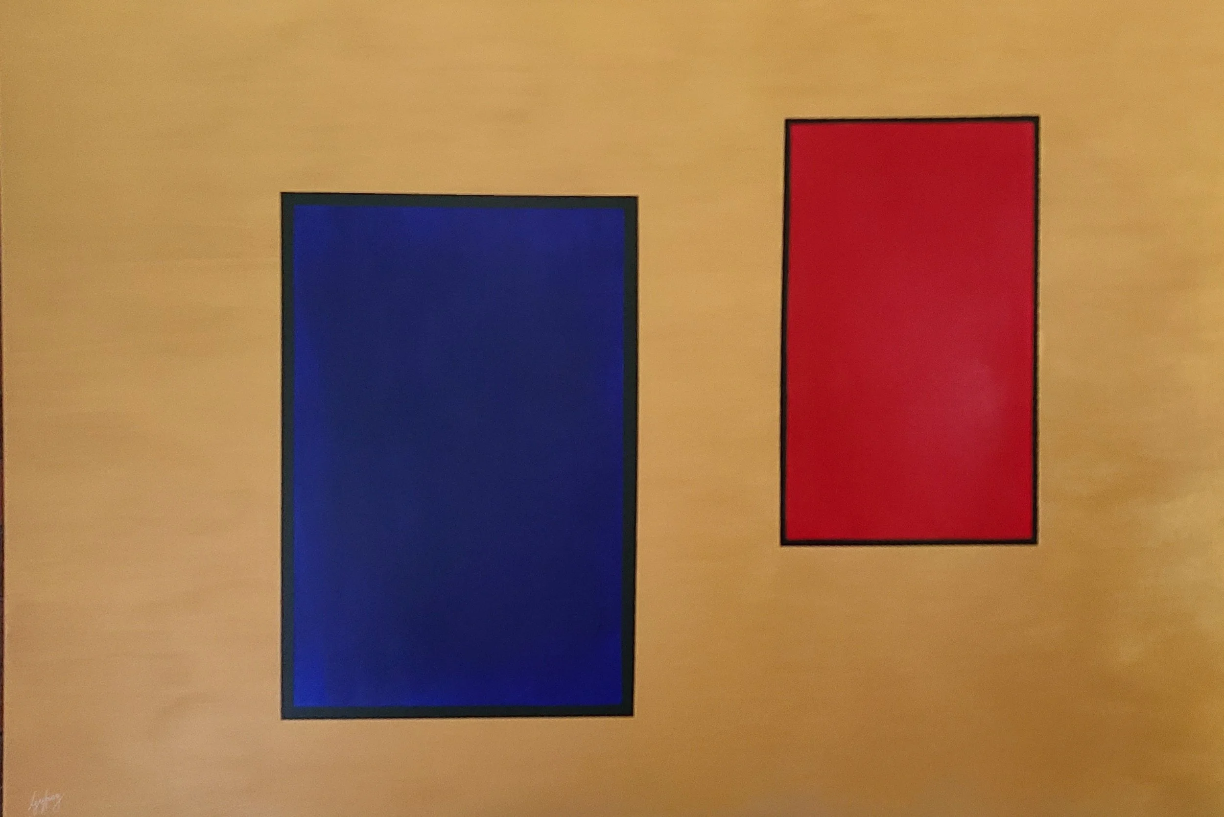 Midas 100 x 150cm acrylic on canvas