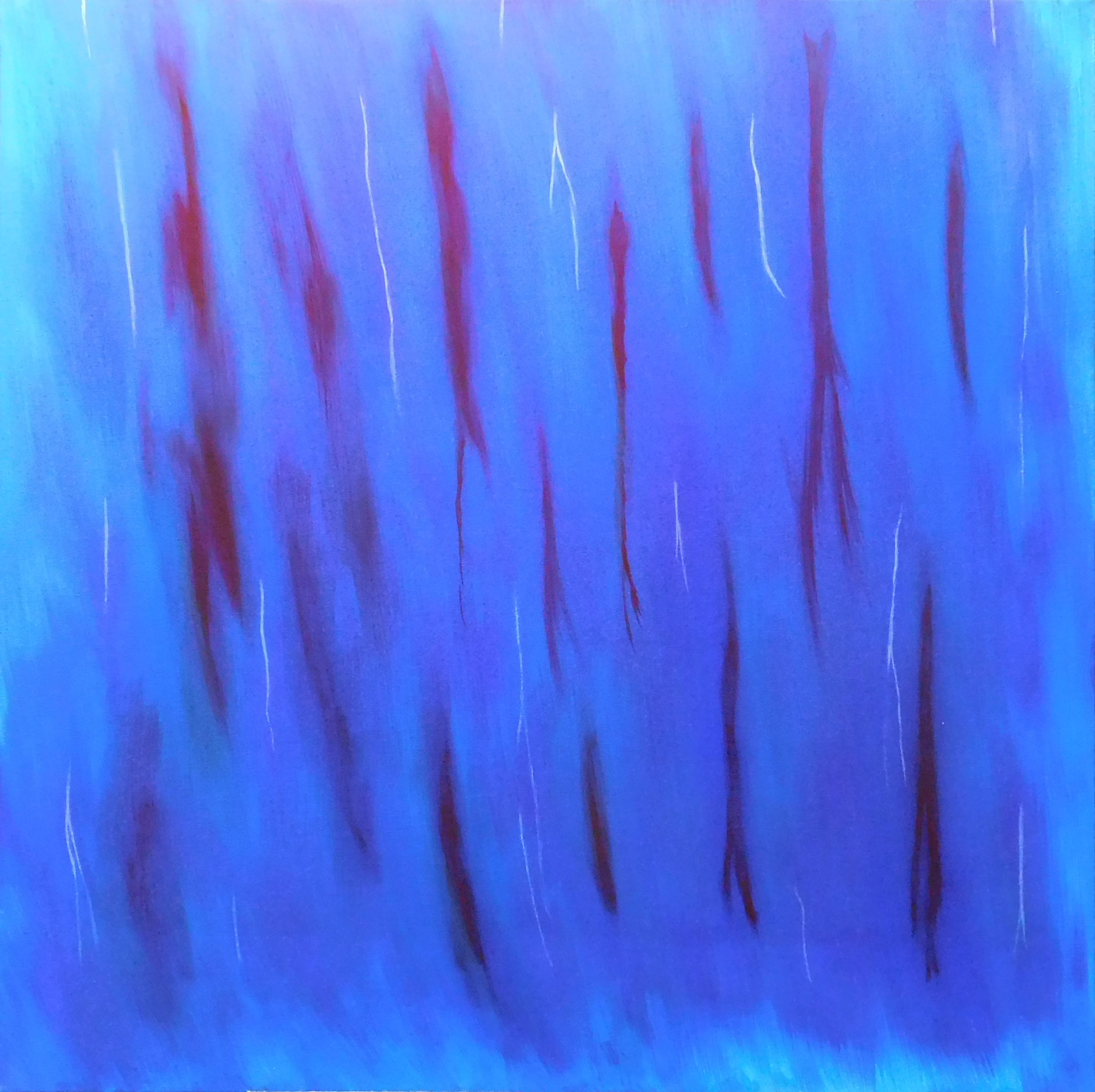 Seasons Winter 90 x 90cm acrylic on canvas