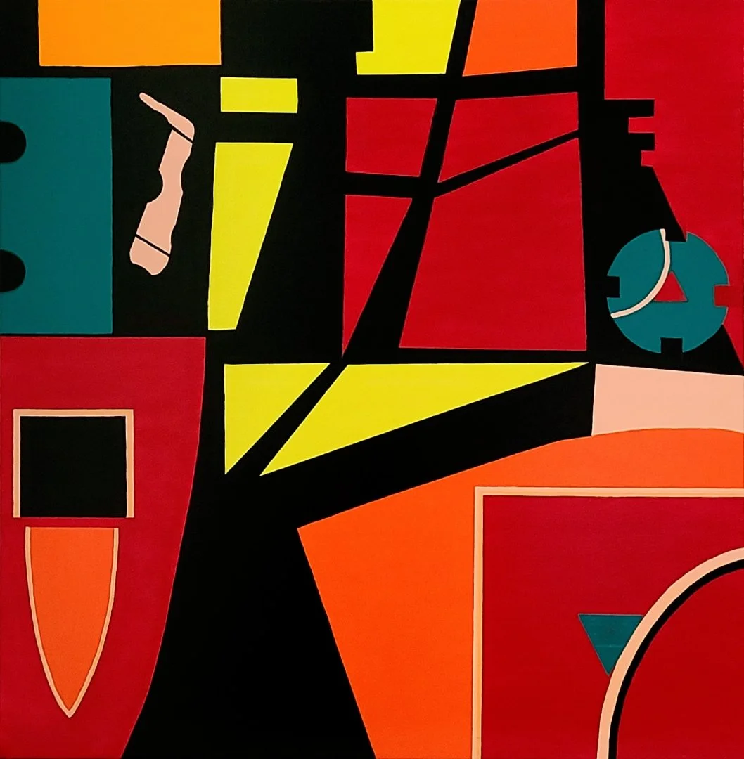 The Machine 90 x 90cm acrylic on canvas